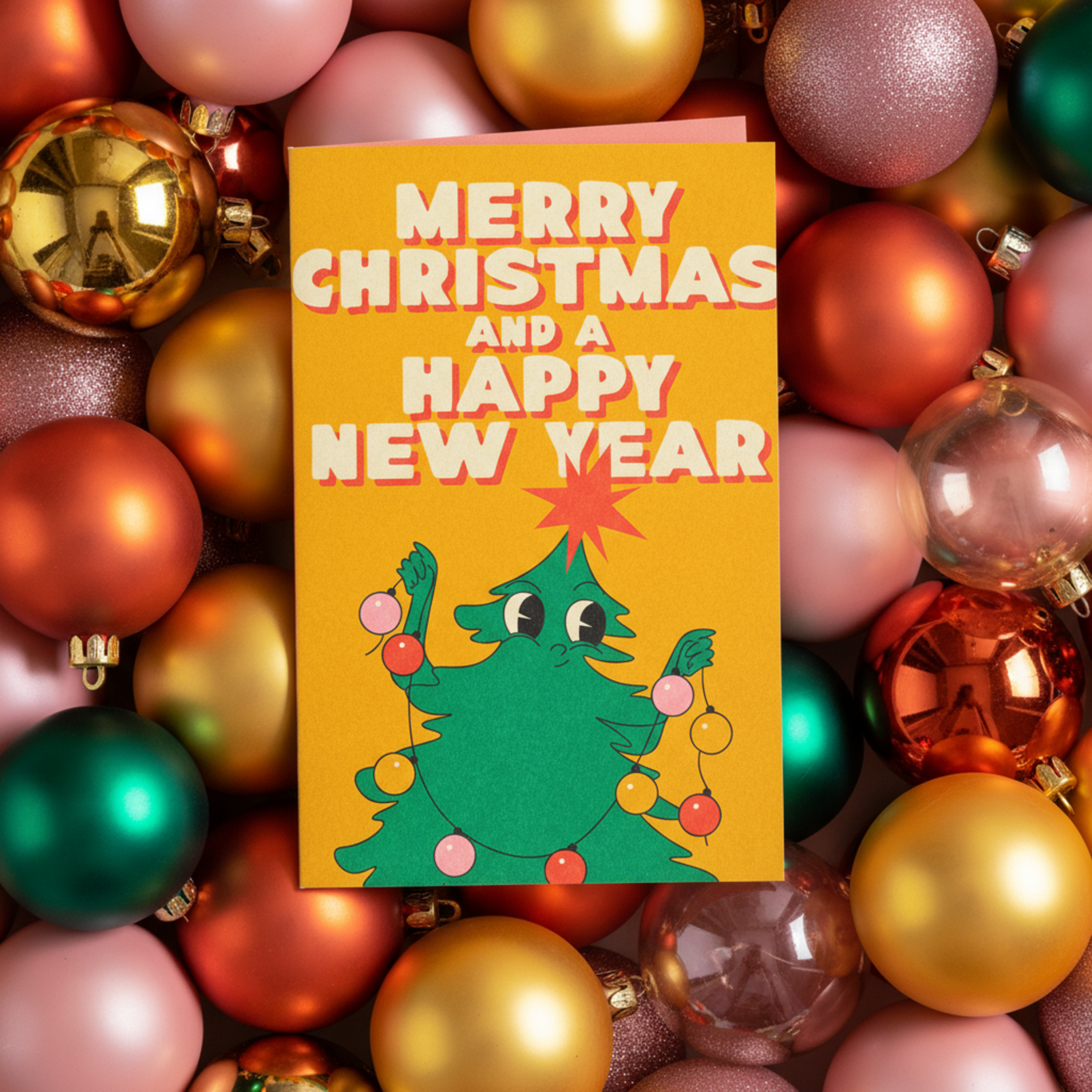 Cute Little Christmas Tree Cards | Pack of 10