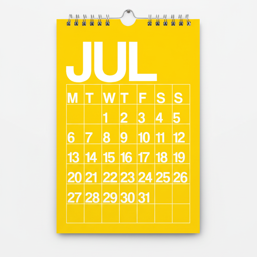 2026 Twelve-Month Wall Calendar | Rainbow