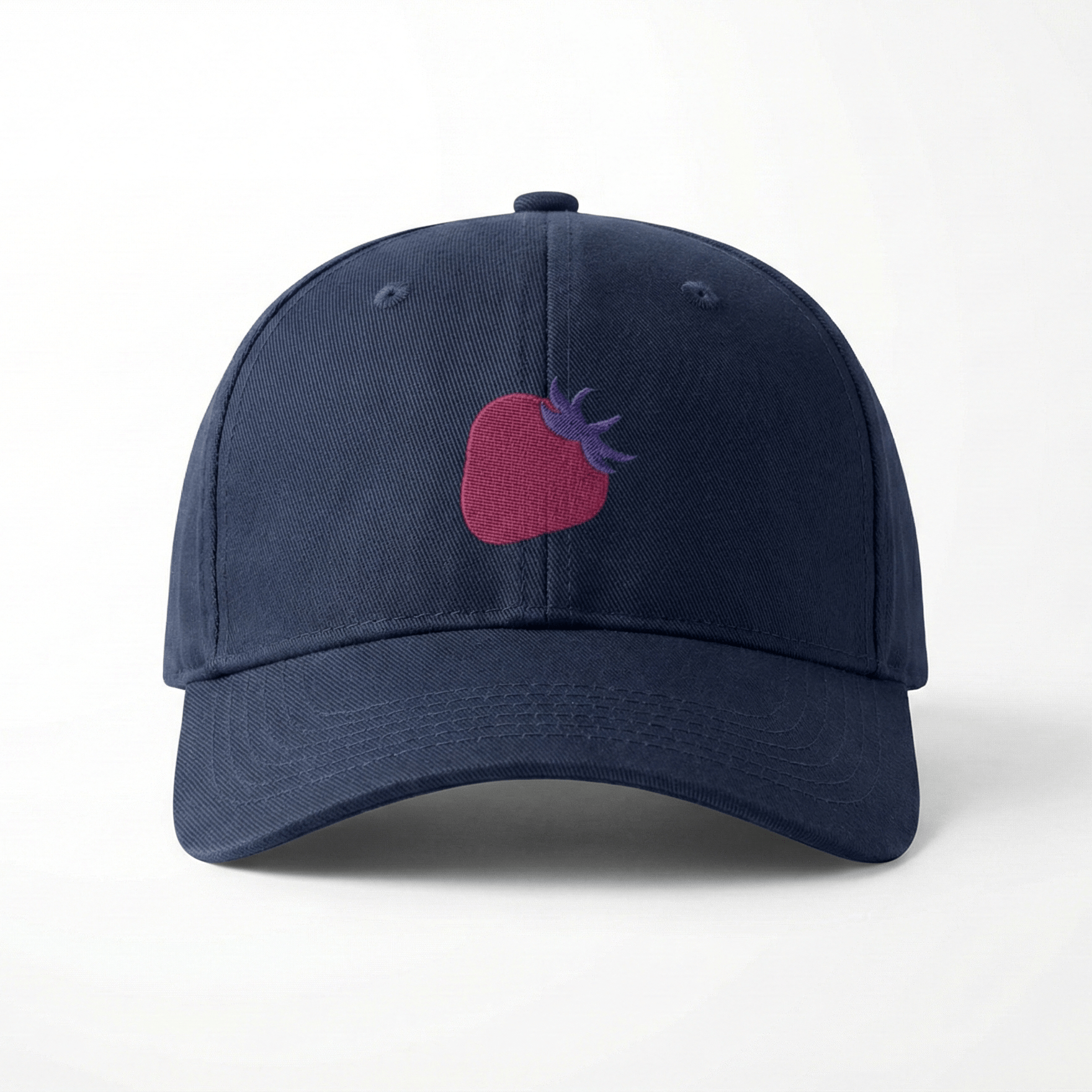 heated rivalry inspired pink strawberry baseball cap