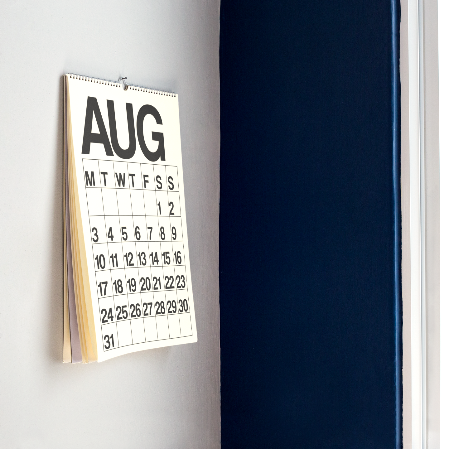 2026 Twelve-Month Wall Calendar | Natural