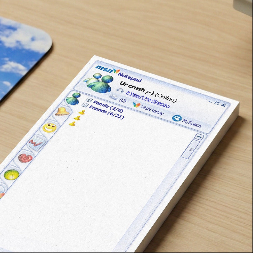 MSN Messenger "You're Online" | Customizable Notepad