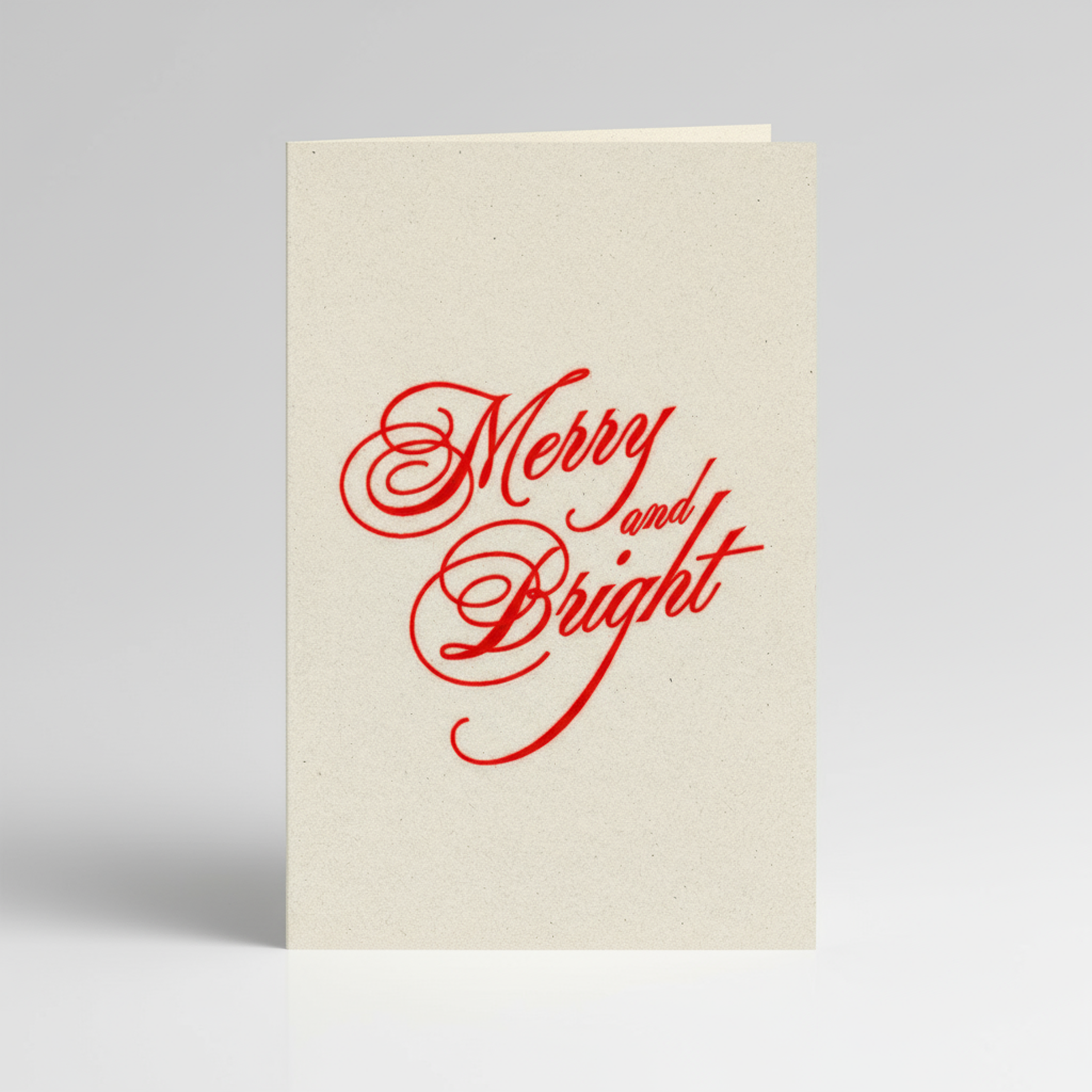 Merry & Bright | 1950's Vintage Christmas Cards | Pack of 10