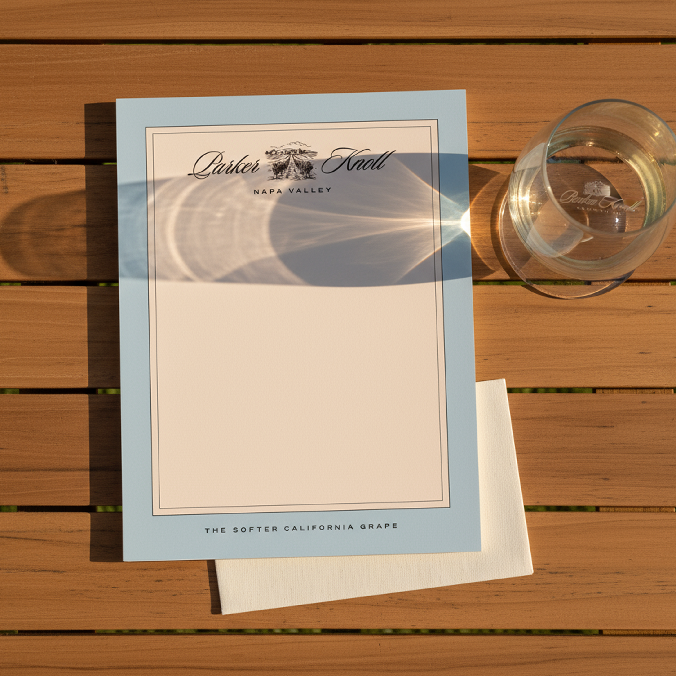 Parker Knoll Vineyards | The Parent Trap Inspired Notepad