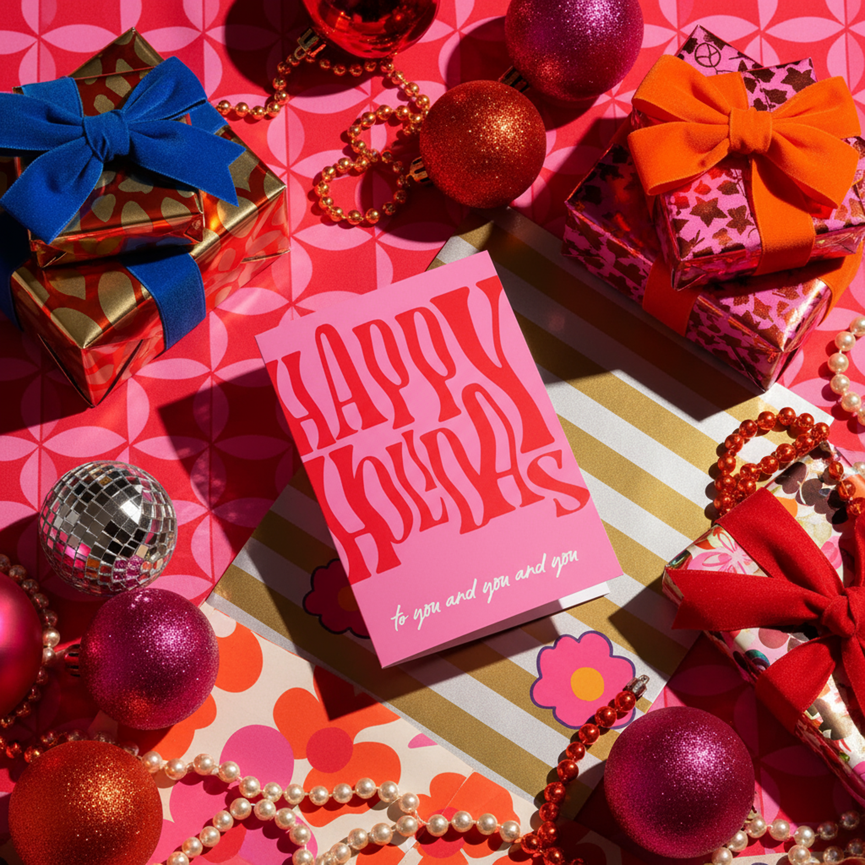 Happy Holidays (to you and you and you) | Pack of 10