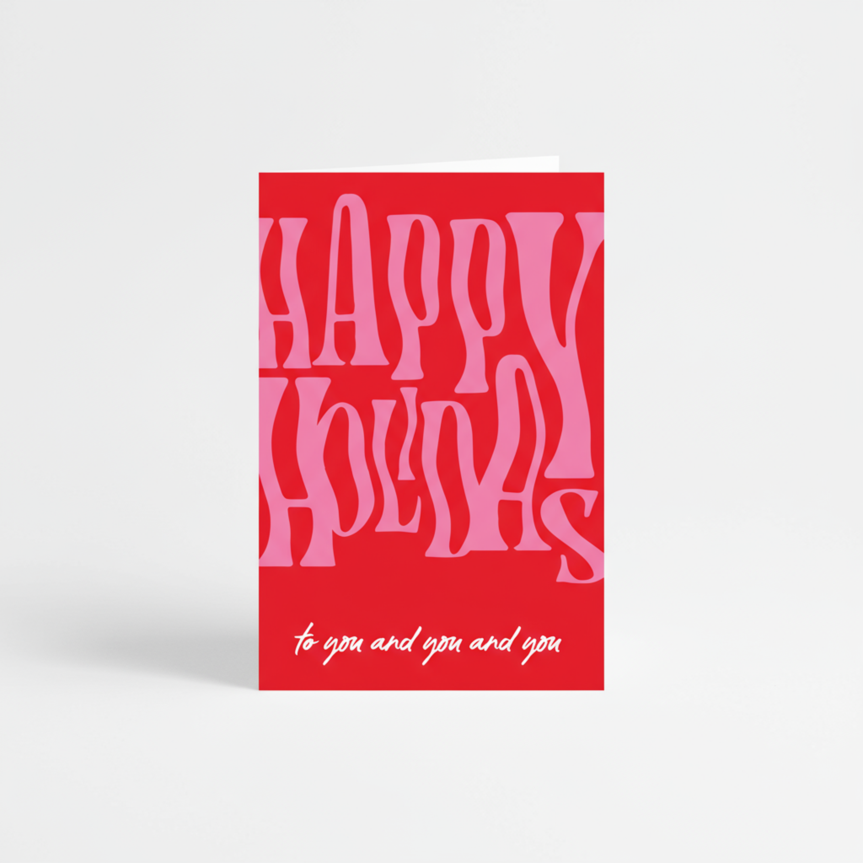 Happy Holidays (to you and you and you) | Pack of 10