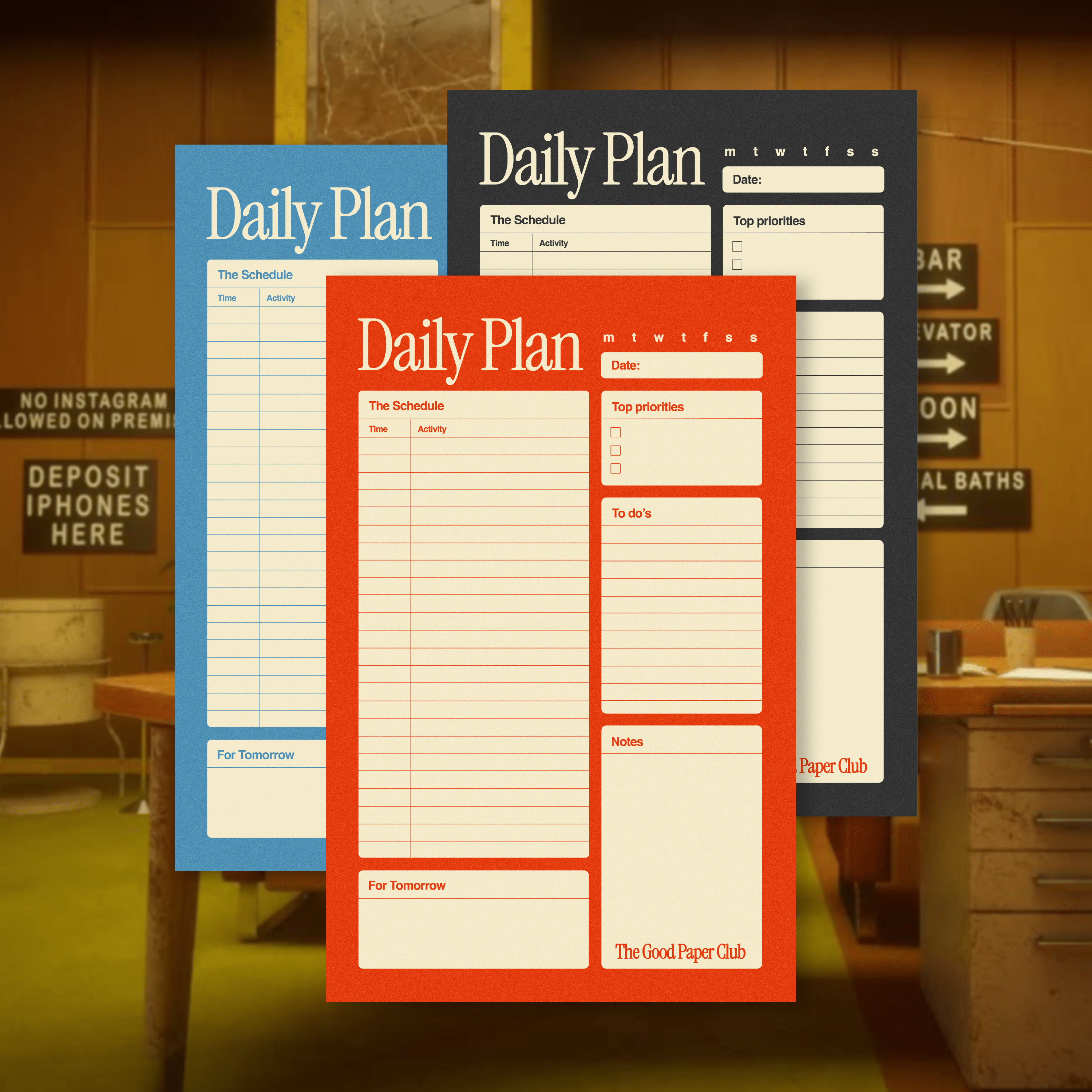 Lunch Break | DAILY PLANNER | 50 Page Premium Notepad