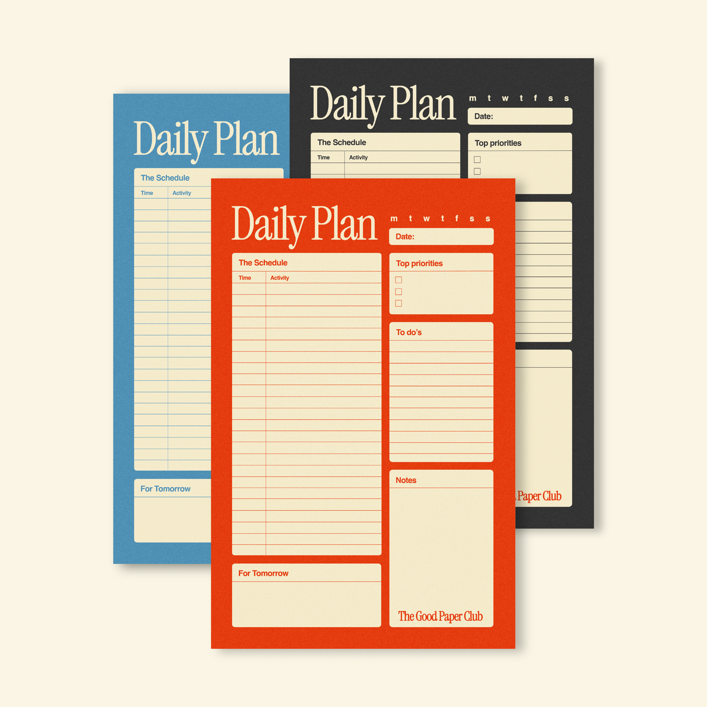 Lunch Break | DAILY PLANNER | 50 Page Premium Notepad