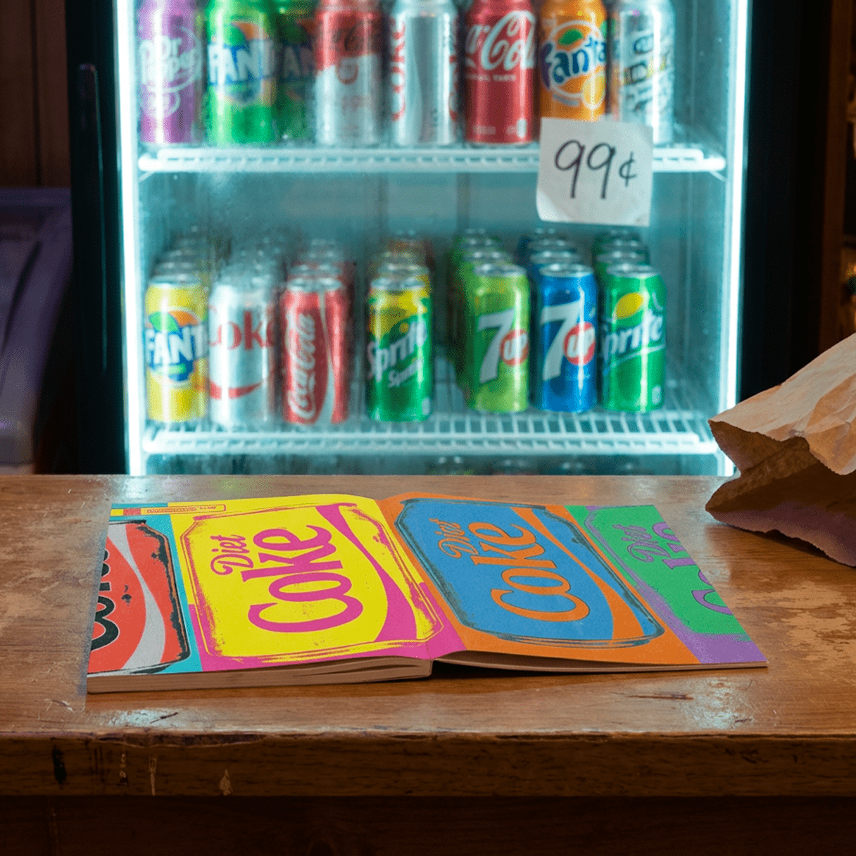 Diet Coke Pop Art Journal