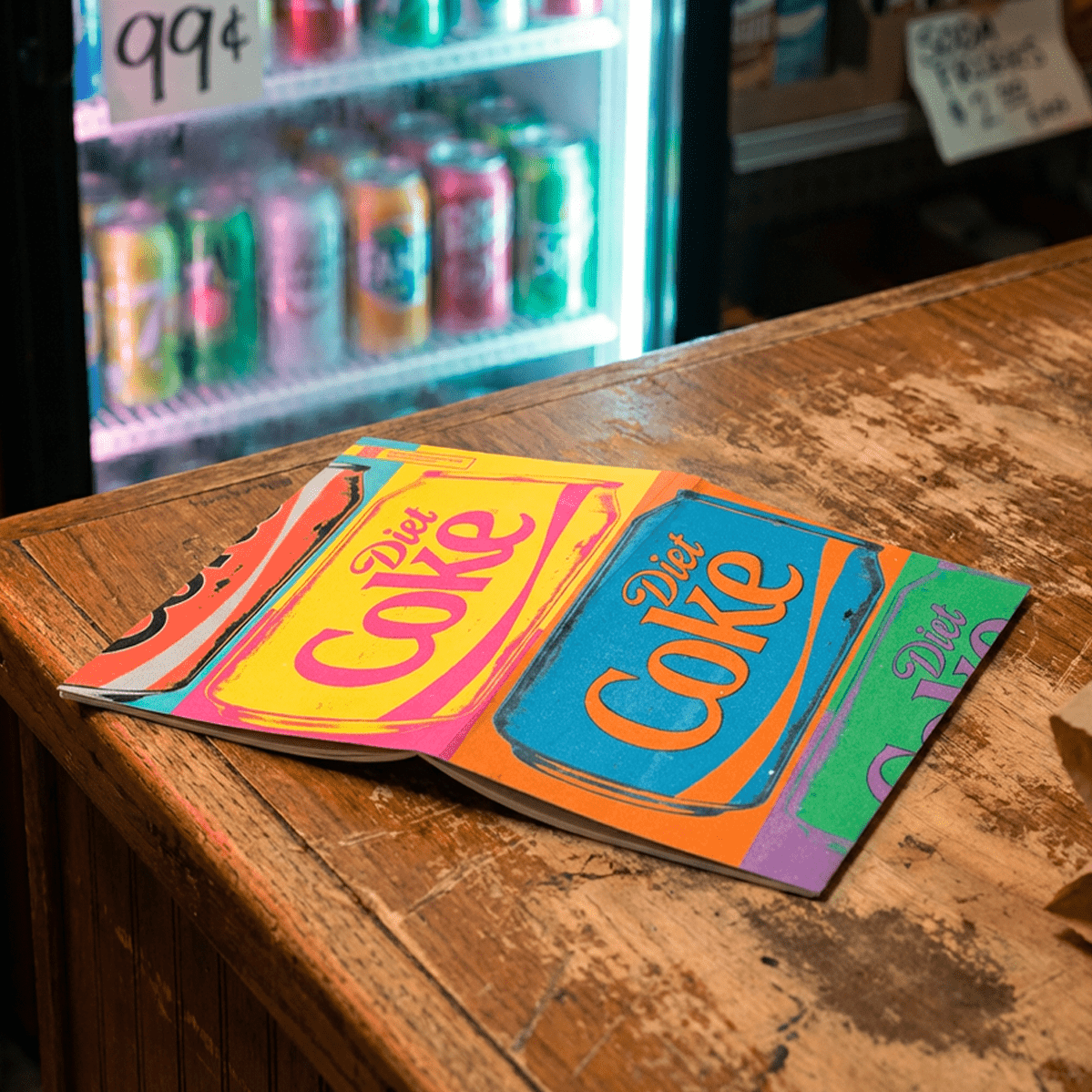 Diet Coke Pop Art Journal