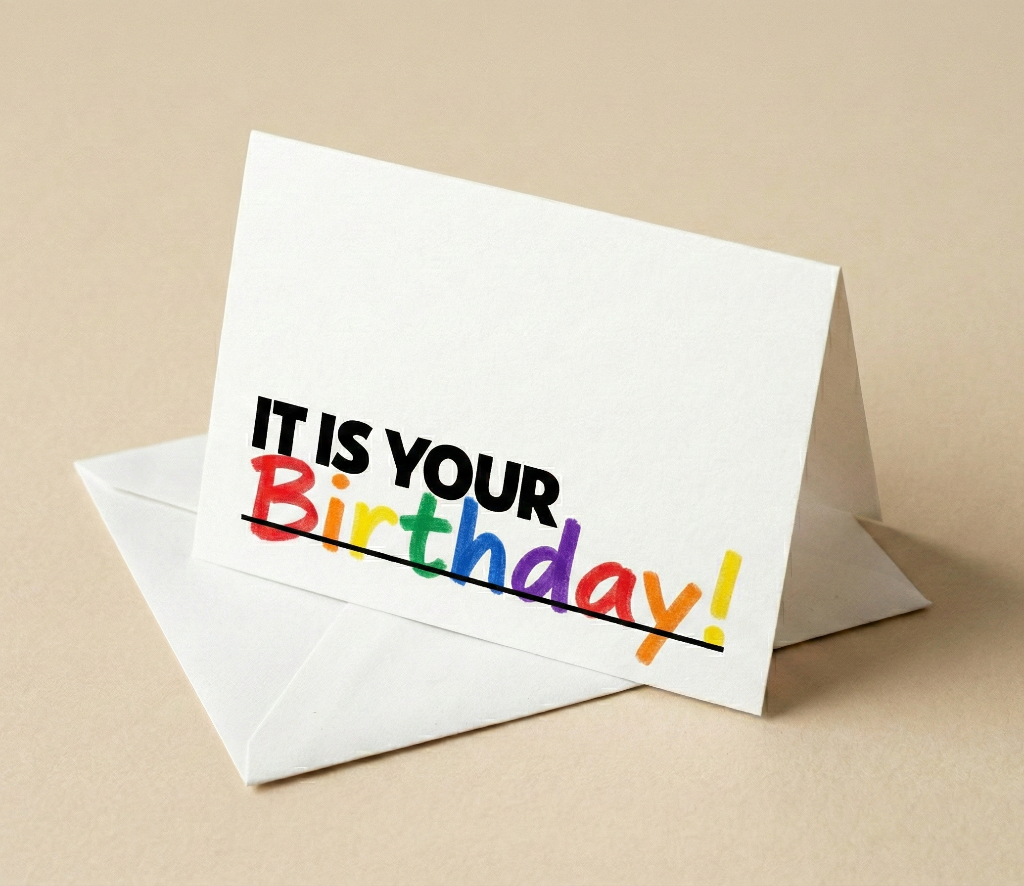 IT IS YOUR ____ | Pack of 10 | Fill-In-The-Blank Folded Card Set