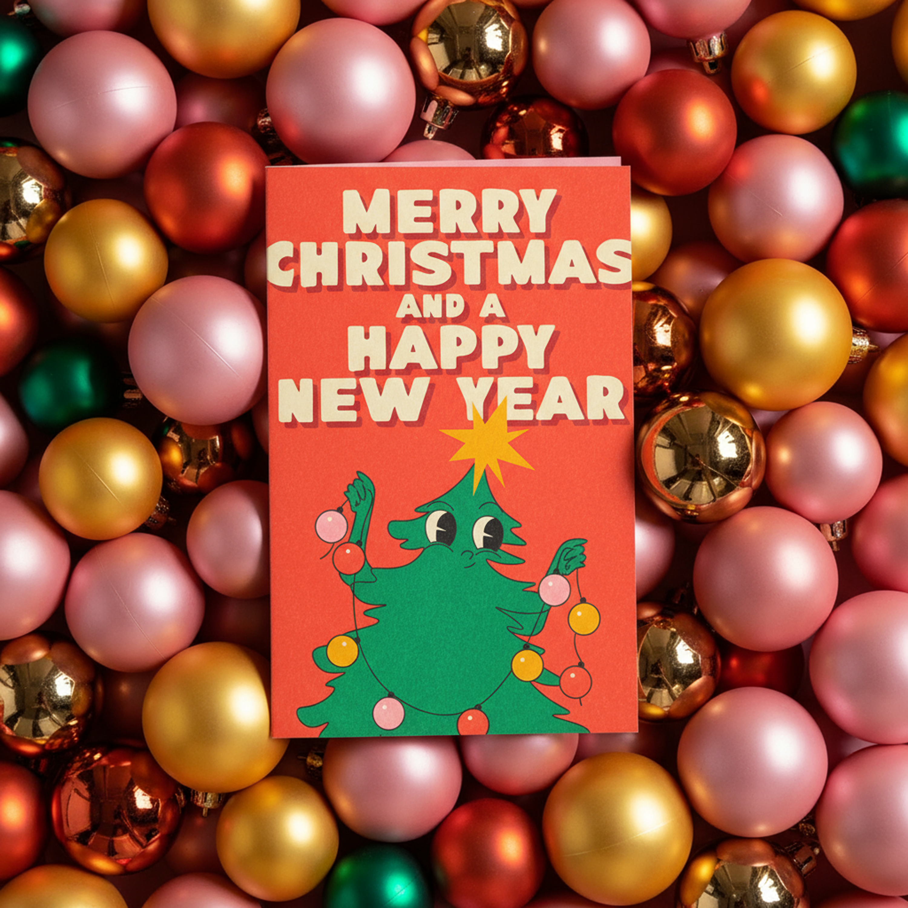 Cute Little Christmas Tree Cards | Pack of 10