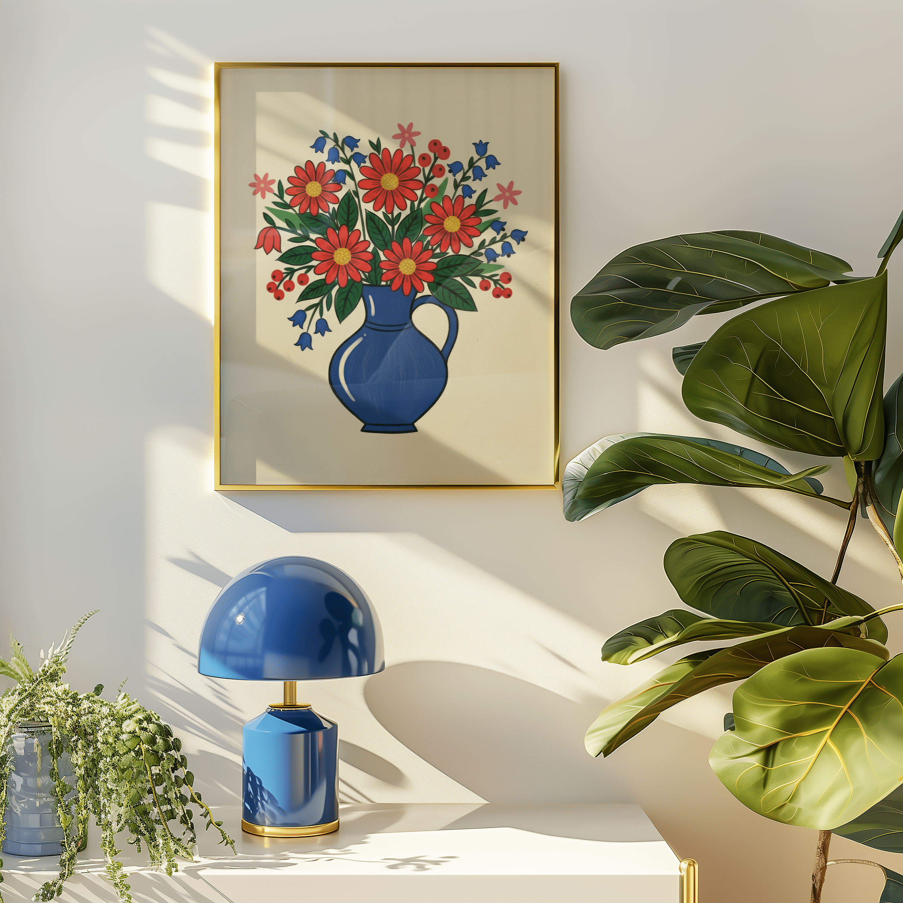 The Folk Bouquet Series | Wall Prints