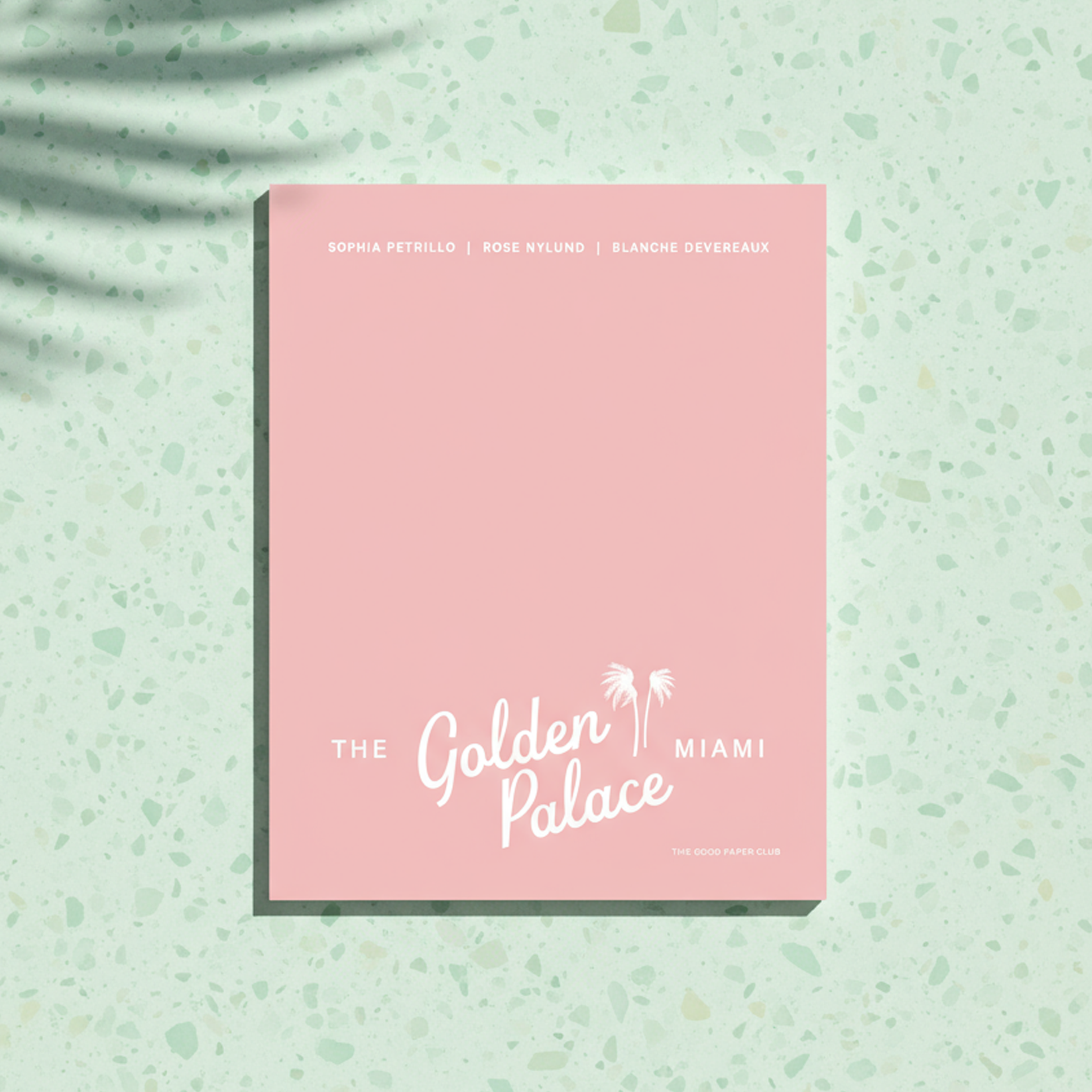 The Golden Palace | The Golden Girls Inspired Notepad