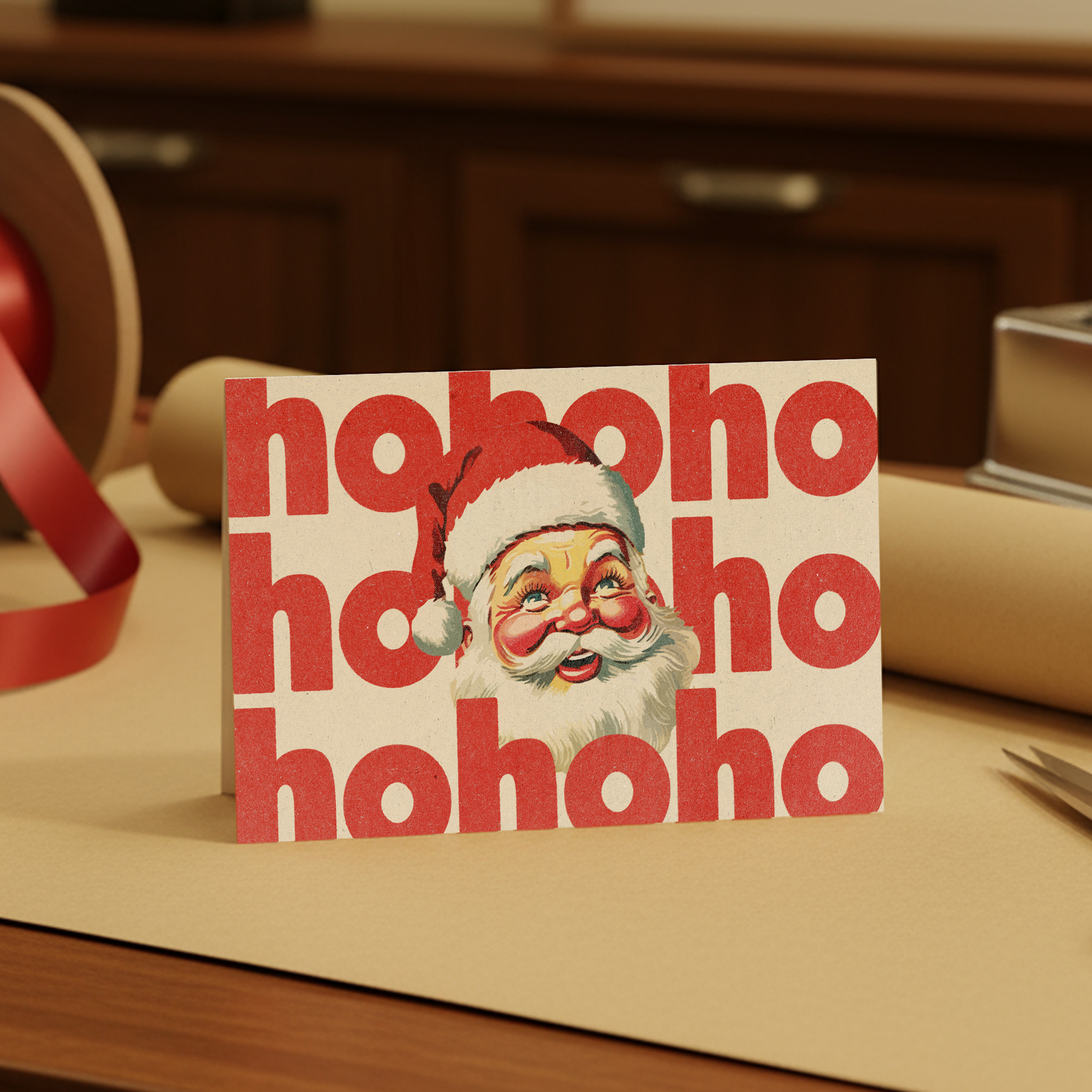 Ho Ho Ho Santa Cards | Pack of 10