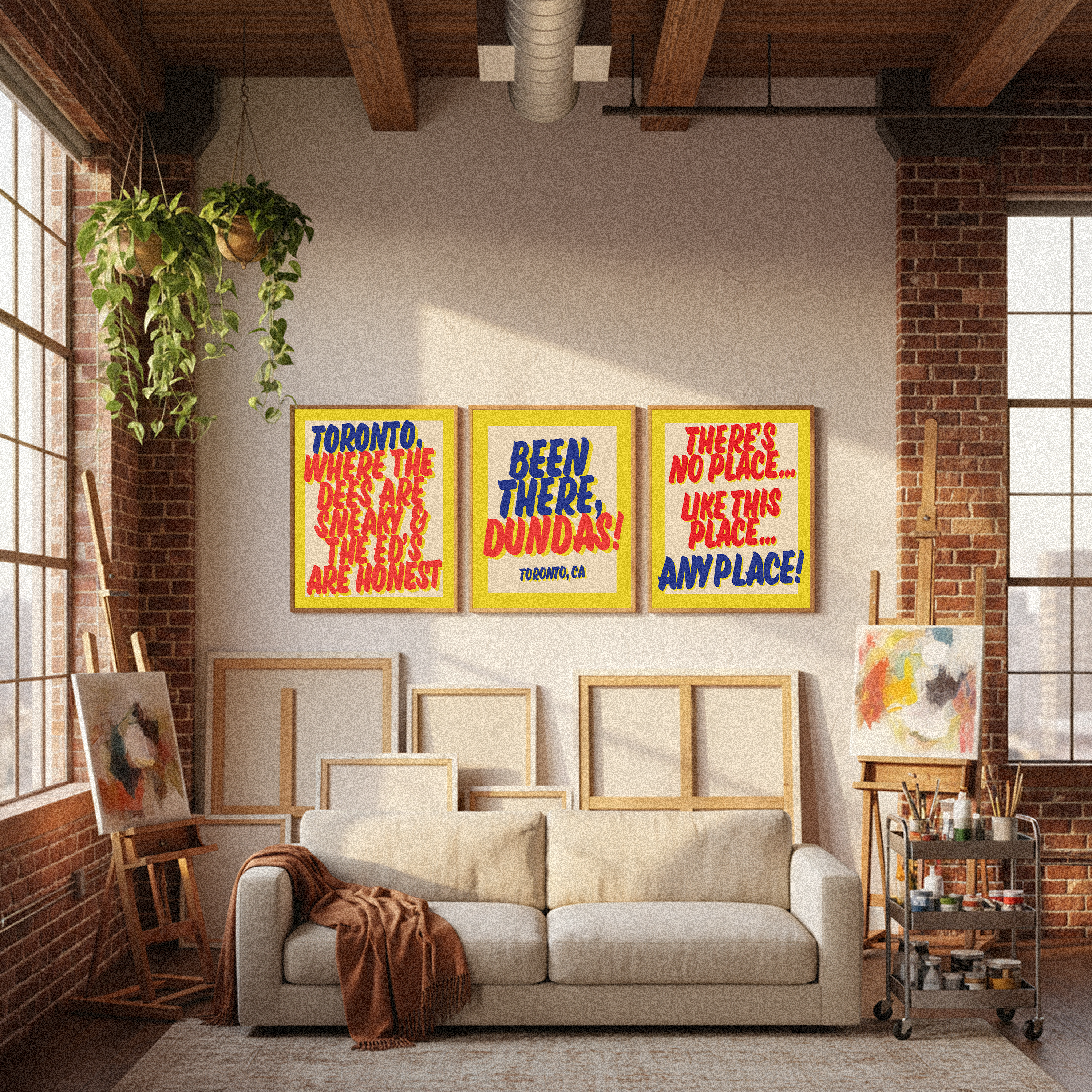 There's No Place, Like This Place, Anyplace | Toronto | Honest Ed's Inspired Wall Print