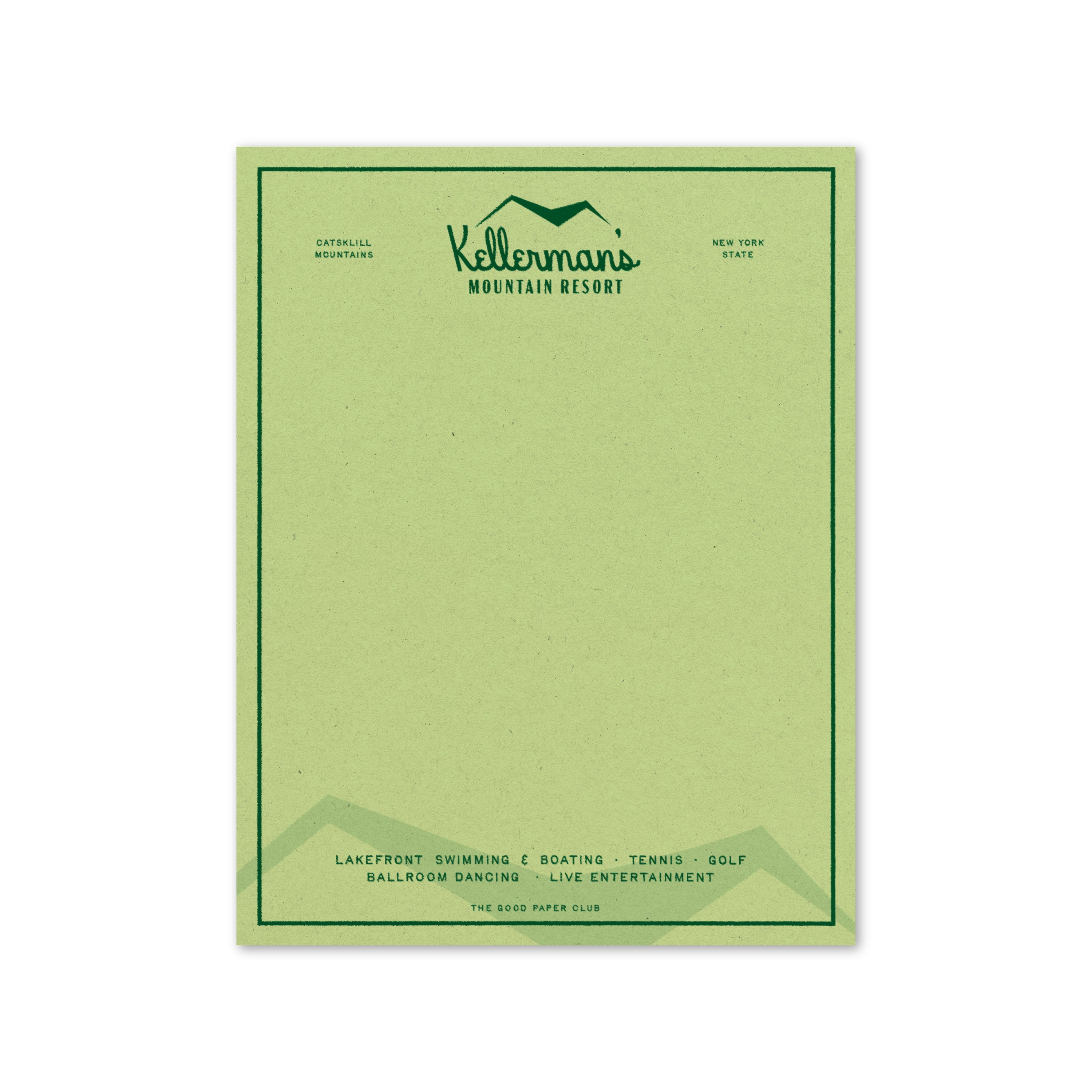 Kellerman's Resort Notepad | Dirty Dancing Inspired Notepad