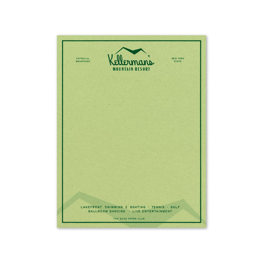 Kellerman's Resort Notepad, Note Vacancy Collection