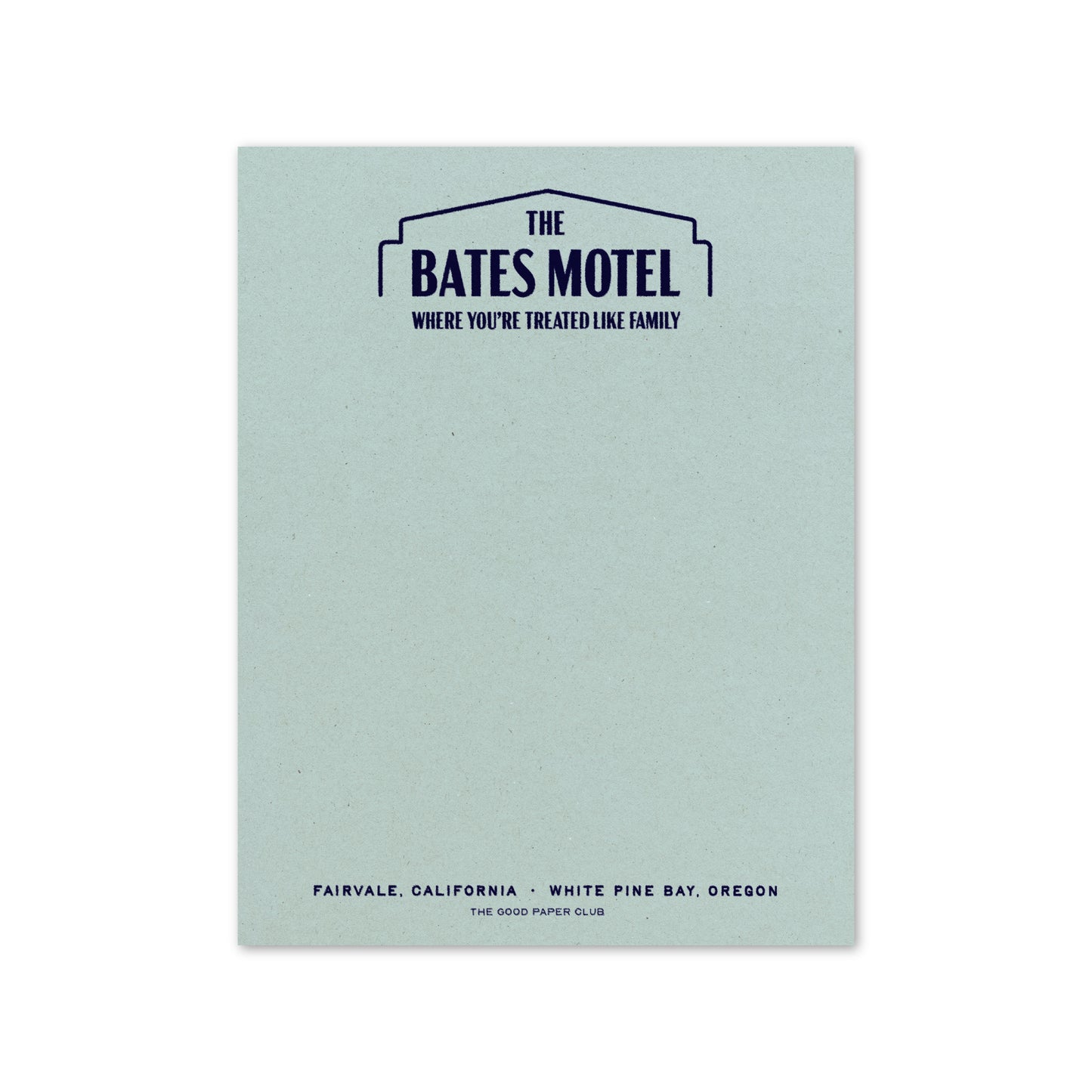 The Bates Motel | Psycho Inspired Notepad