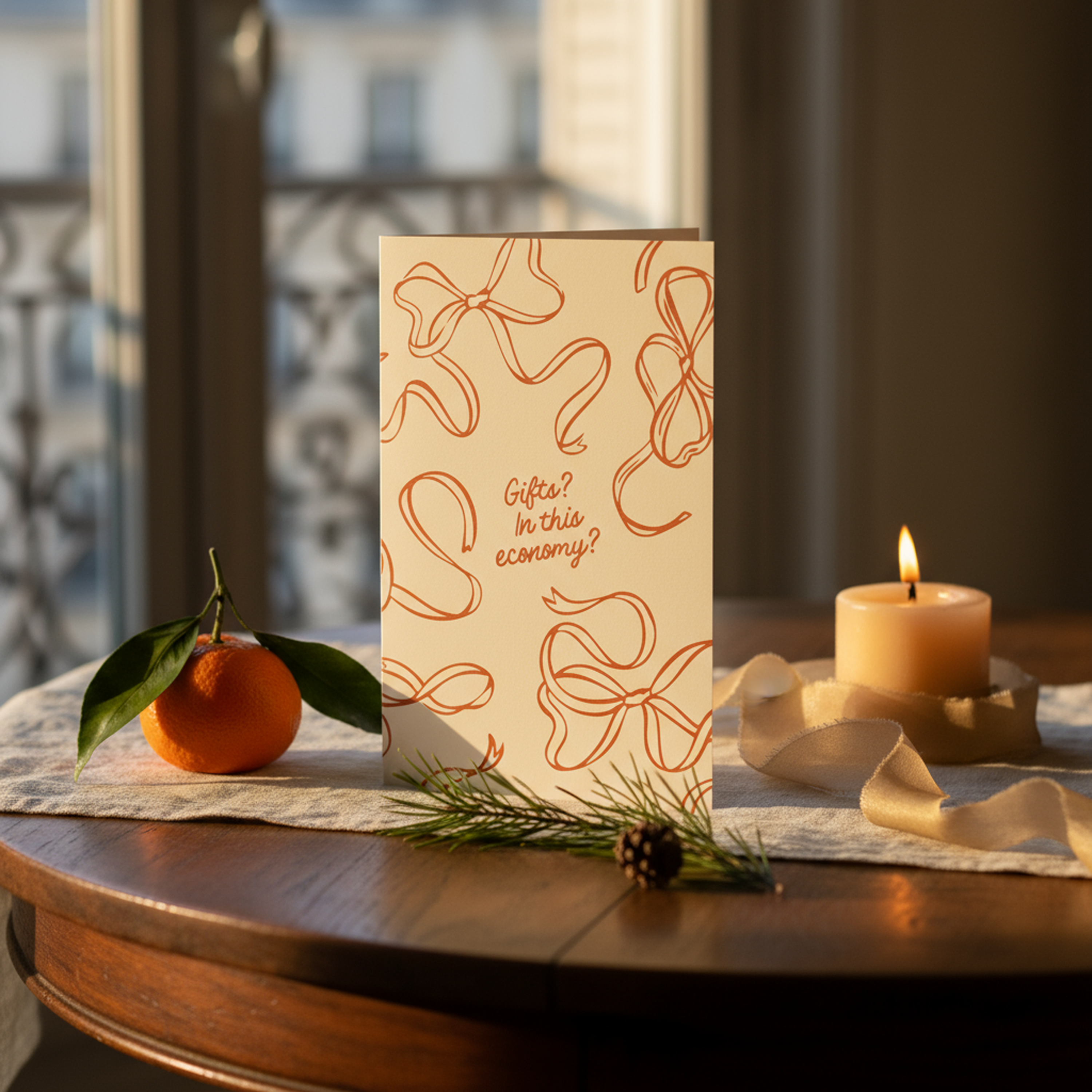 Gifts? In This Economy? | Pack of 10 Holiday Cards