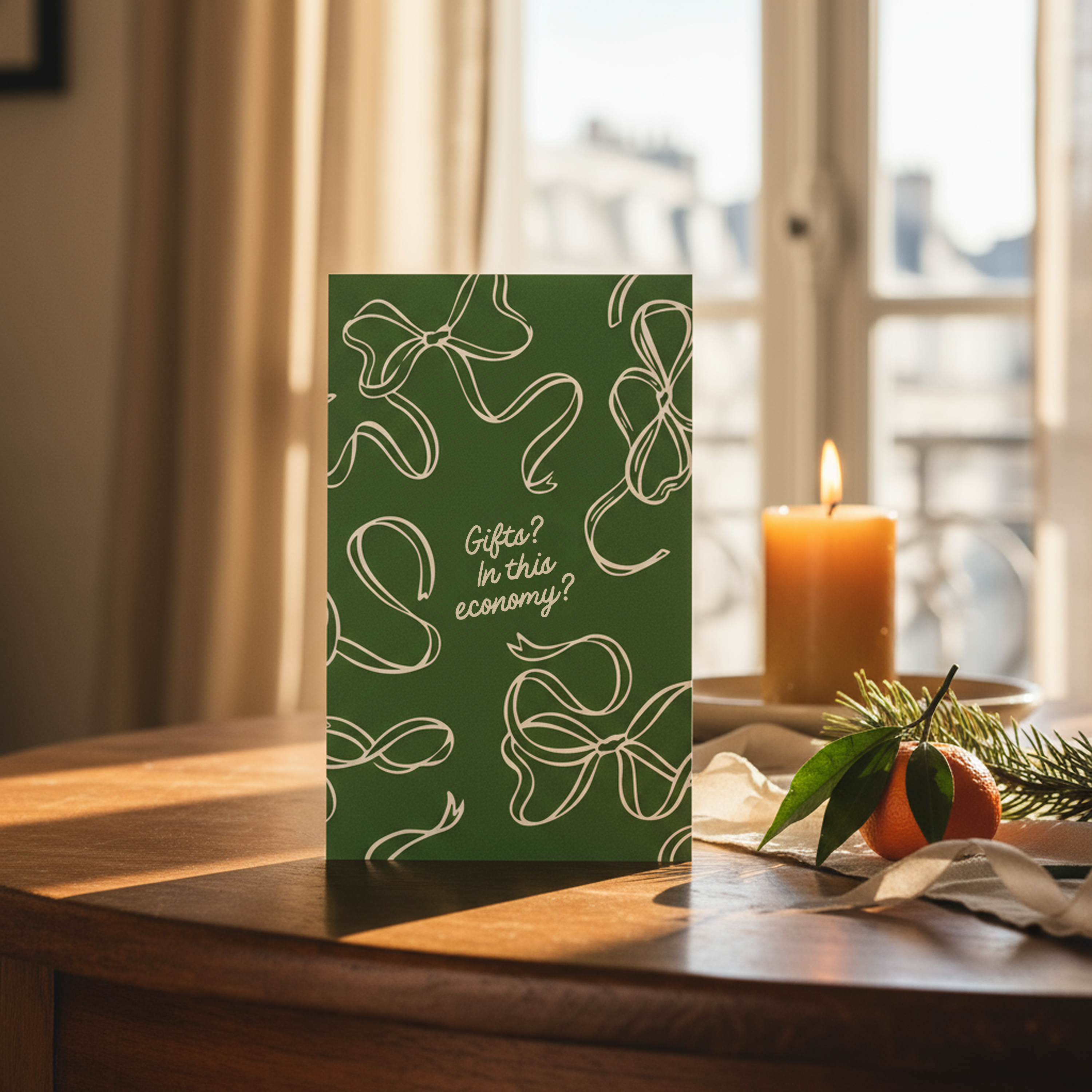 Gifts? In This Economy? | Pack of 10 Holiday Cards