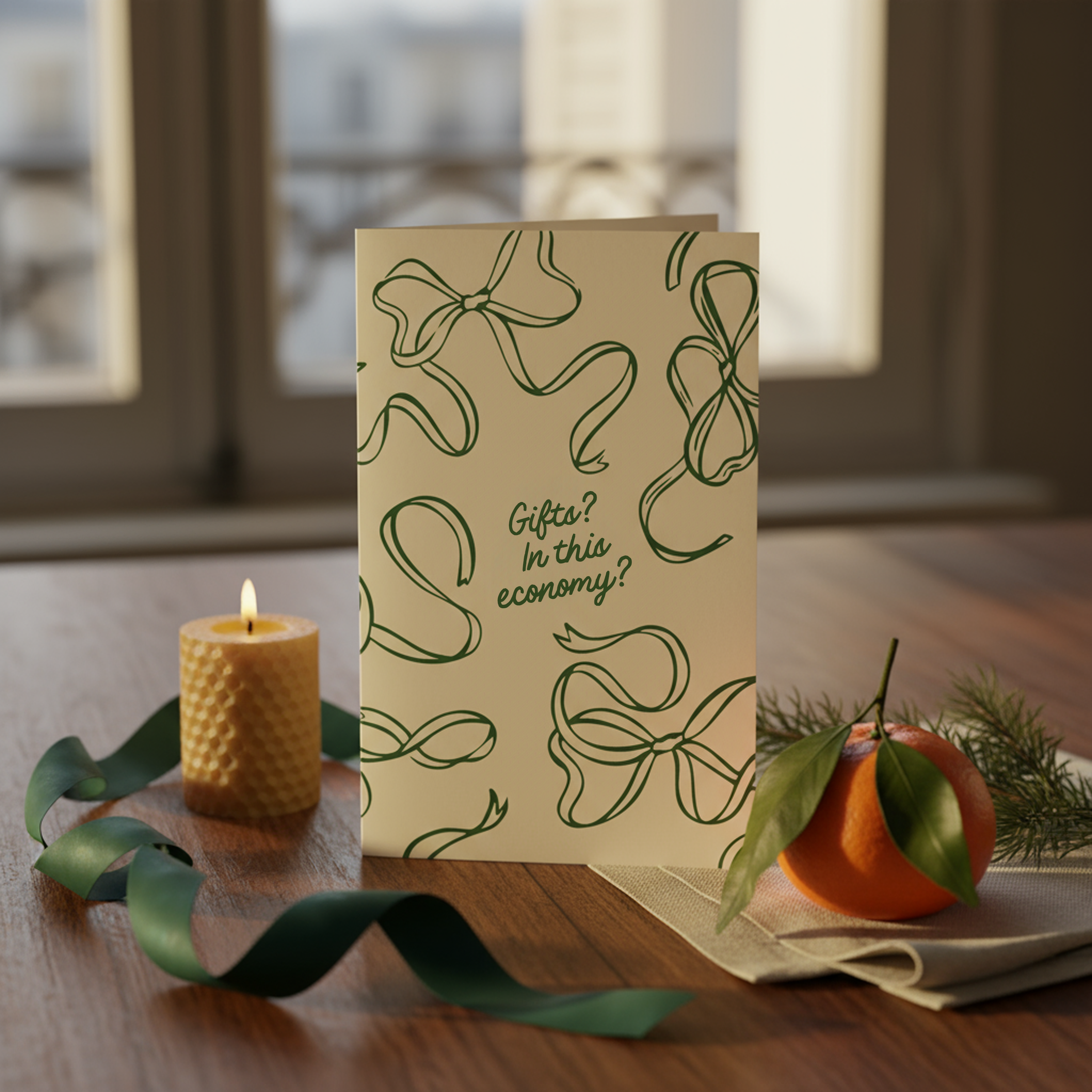 Gifts? In This Economy? | Pack of 10 Holiday Cards