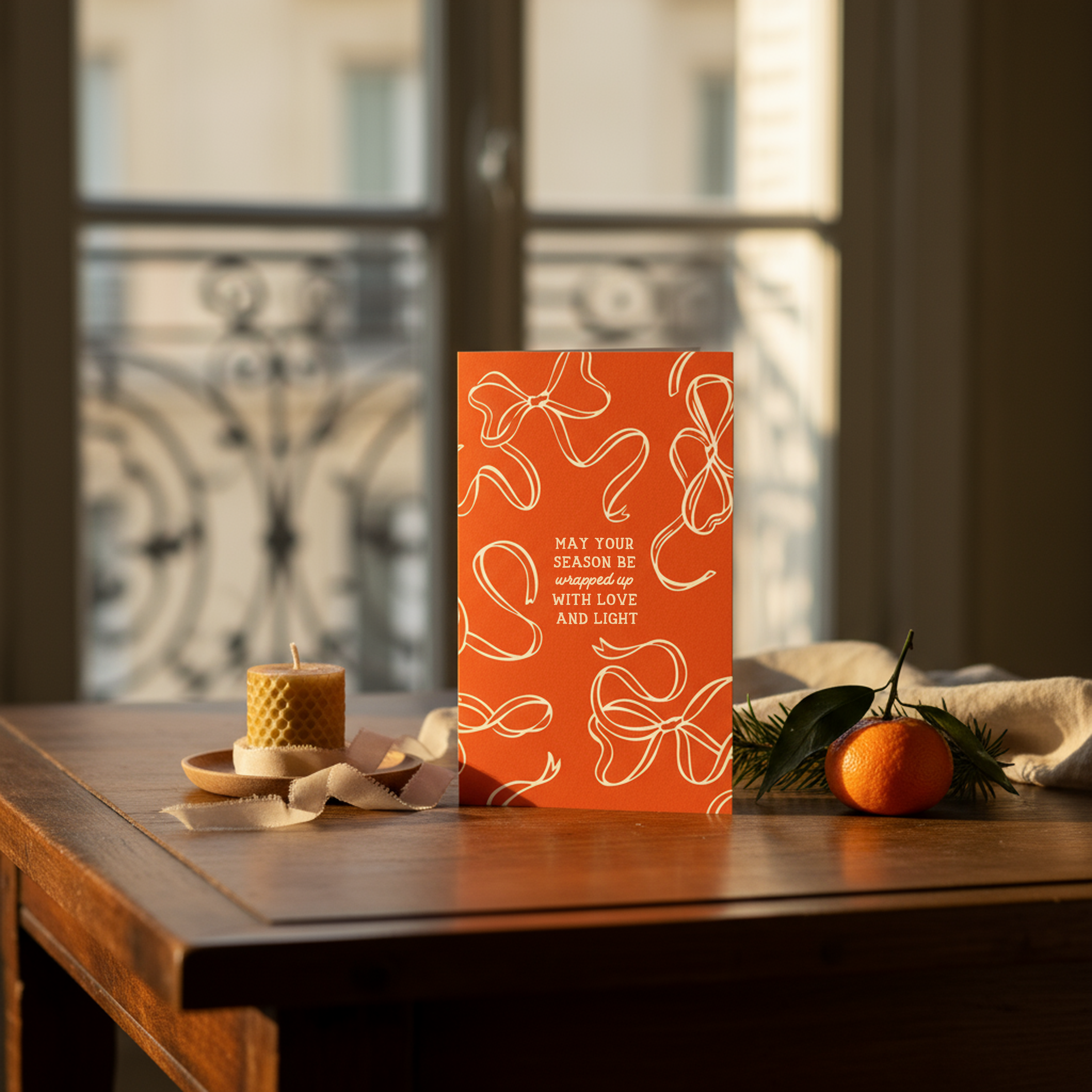 May Your Season Be Wrapped Up With Love And Light | Pack of 10 Holiday Cards