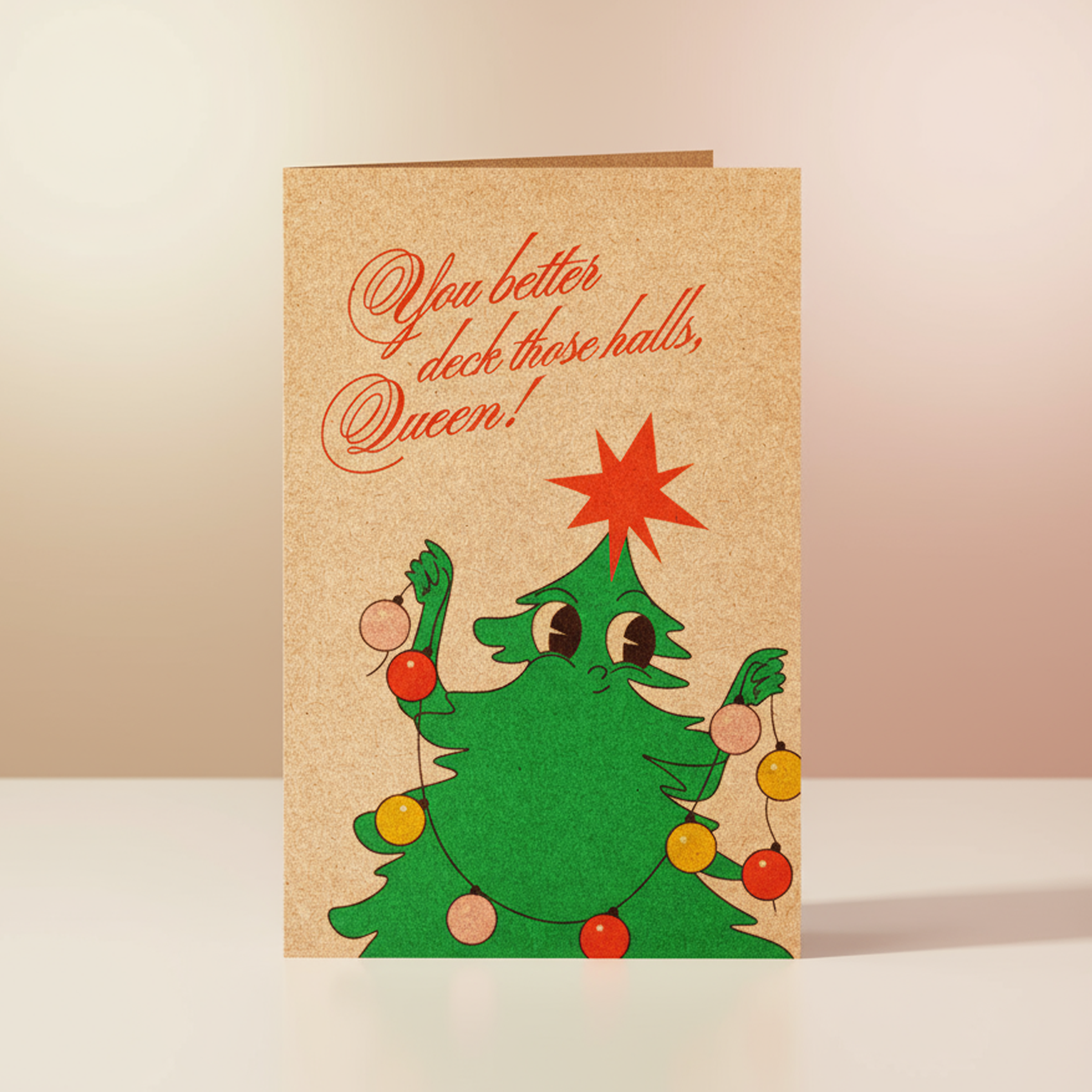 You Better Deck Those Halls, Queen! | Pack of 10 Holiday Cards