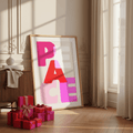 PEACE | Bright & Bold Holiday Wall Print