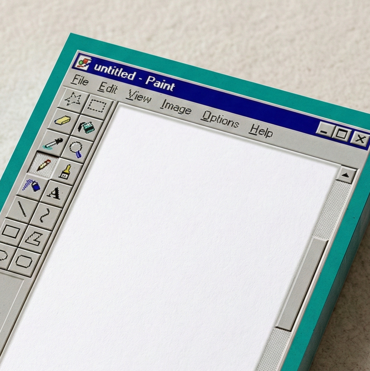 Paint Pad | Retro Windows 95 Aesthetic Premium Notepad
