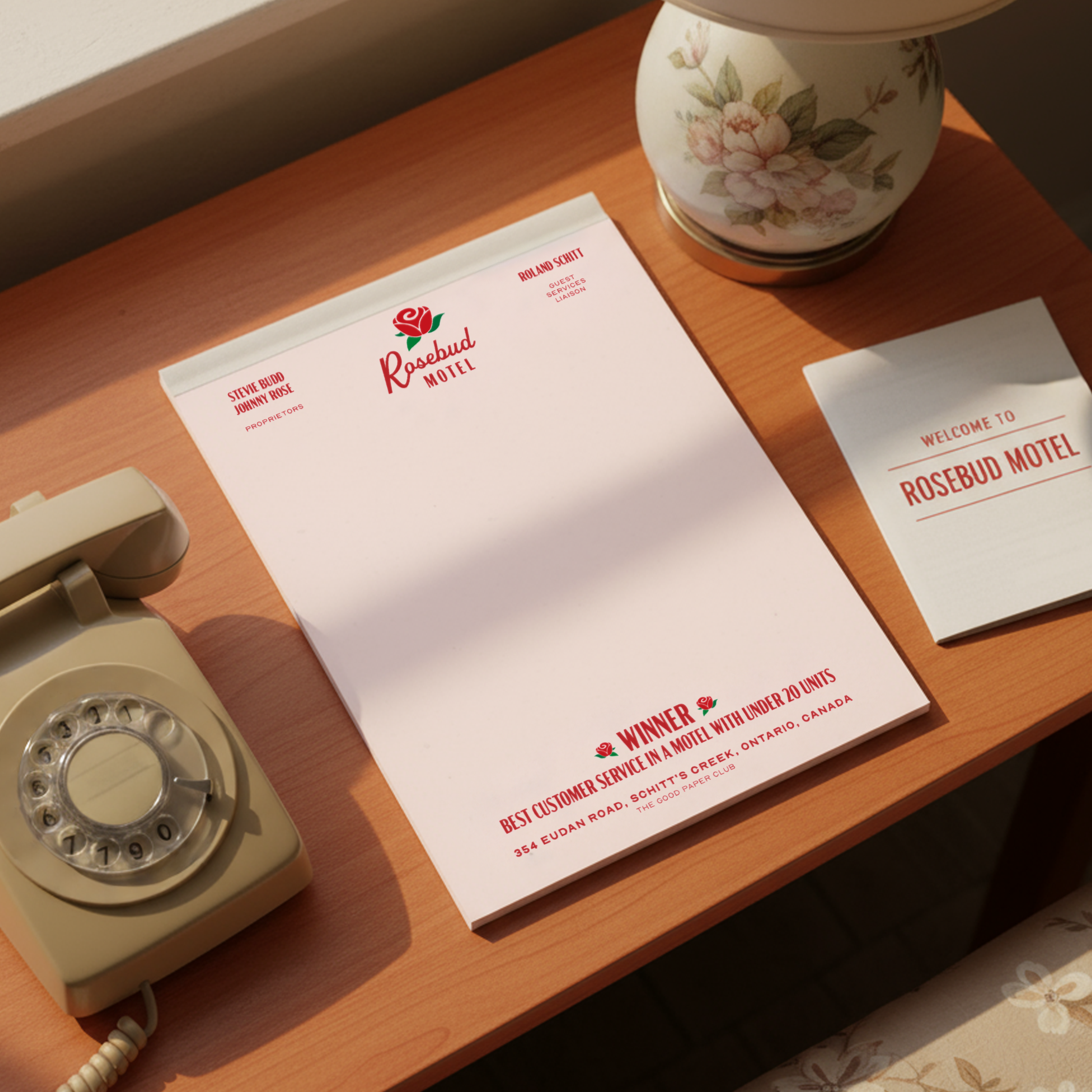 Rosebud Motel Notepad | Schitt's Creek Inspired Notepad