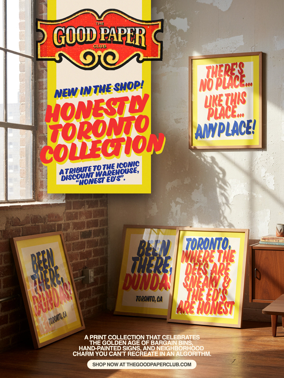 Been There, Dundas! | Toronto | Honest Ed's Inspired Wall Print