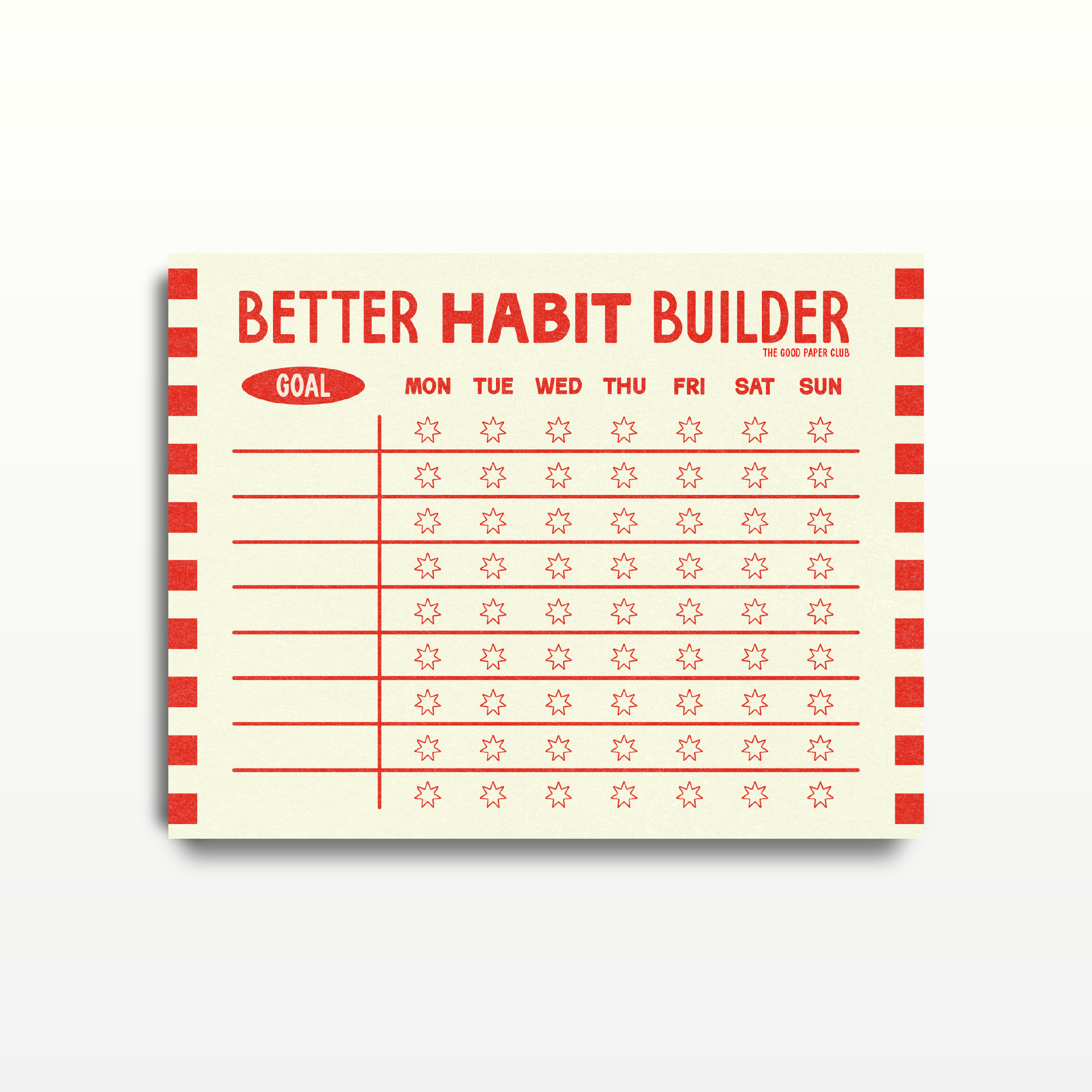 Better Habit Builder | Weekly Tracker Pad