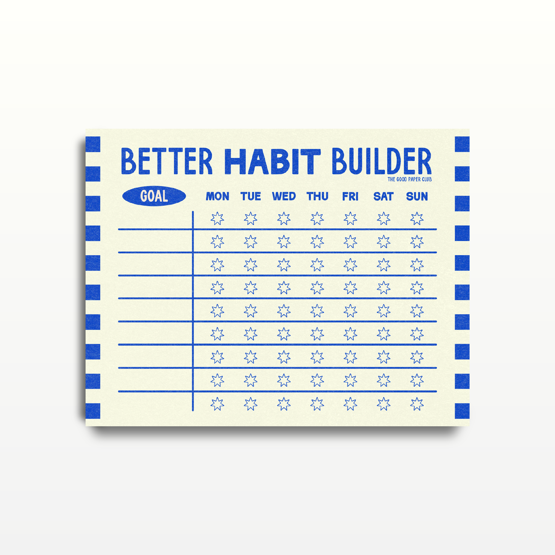 Better Habit Builder | Weekly Tracker Pad