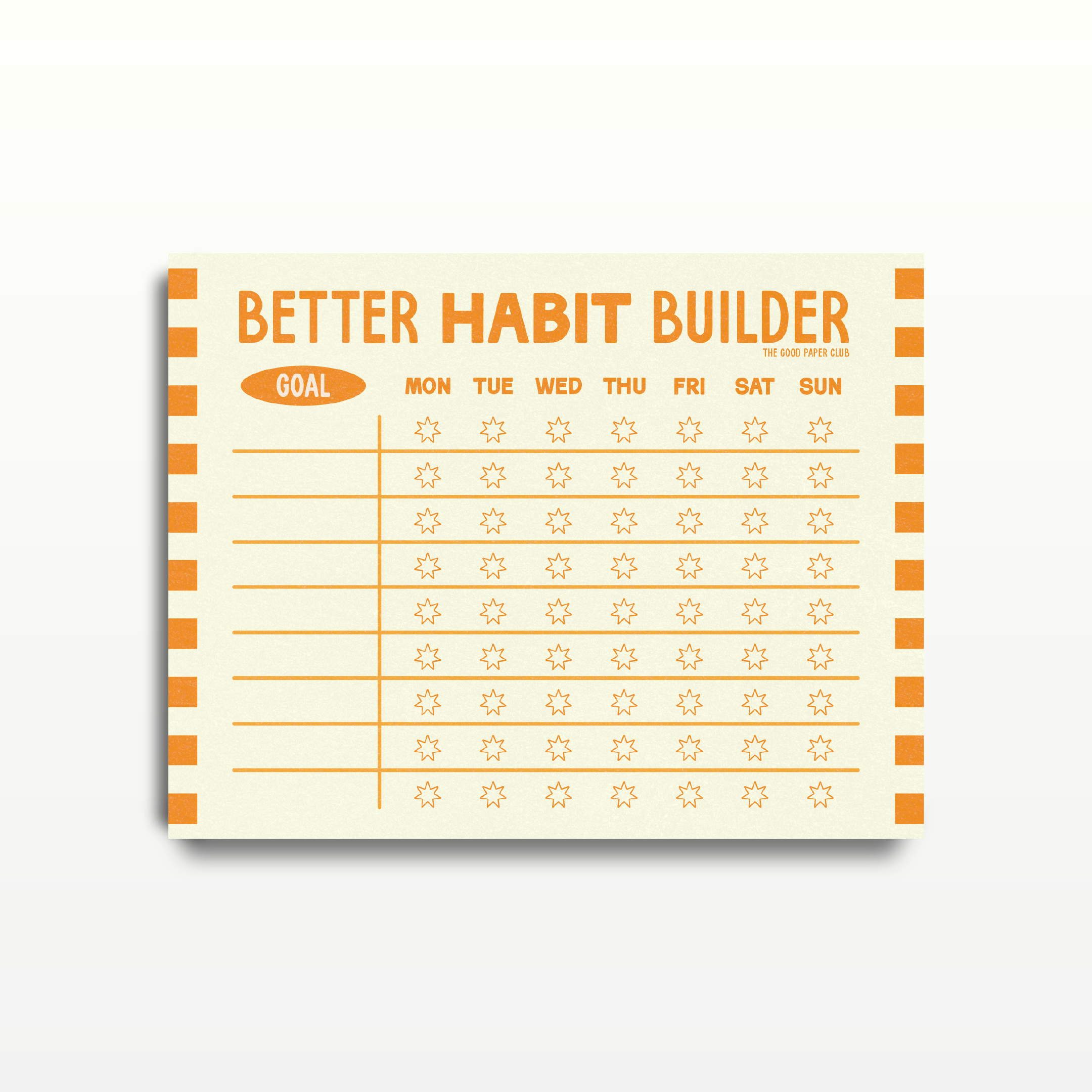 Better Habit Builder | Weekly Tracker Pad