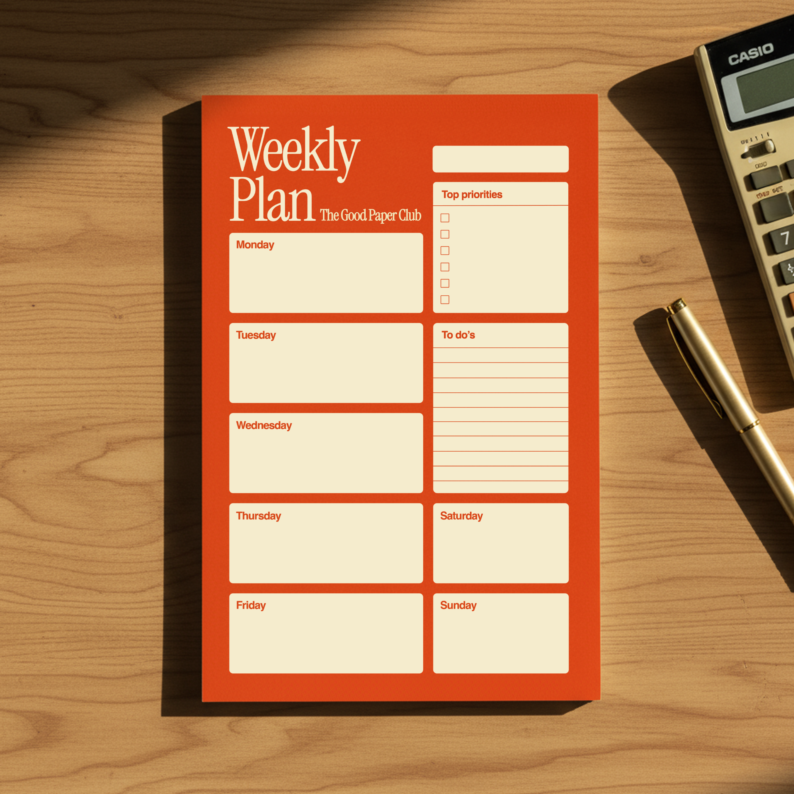 Lunch Break | WEEKLY PLANNER | 50 Page Premium Notepad