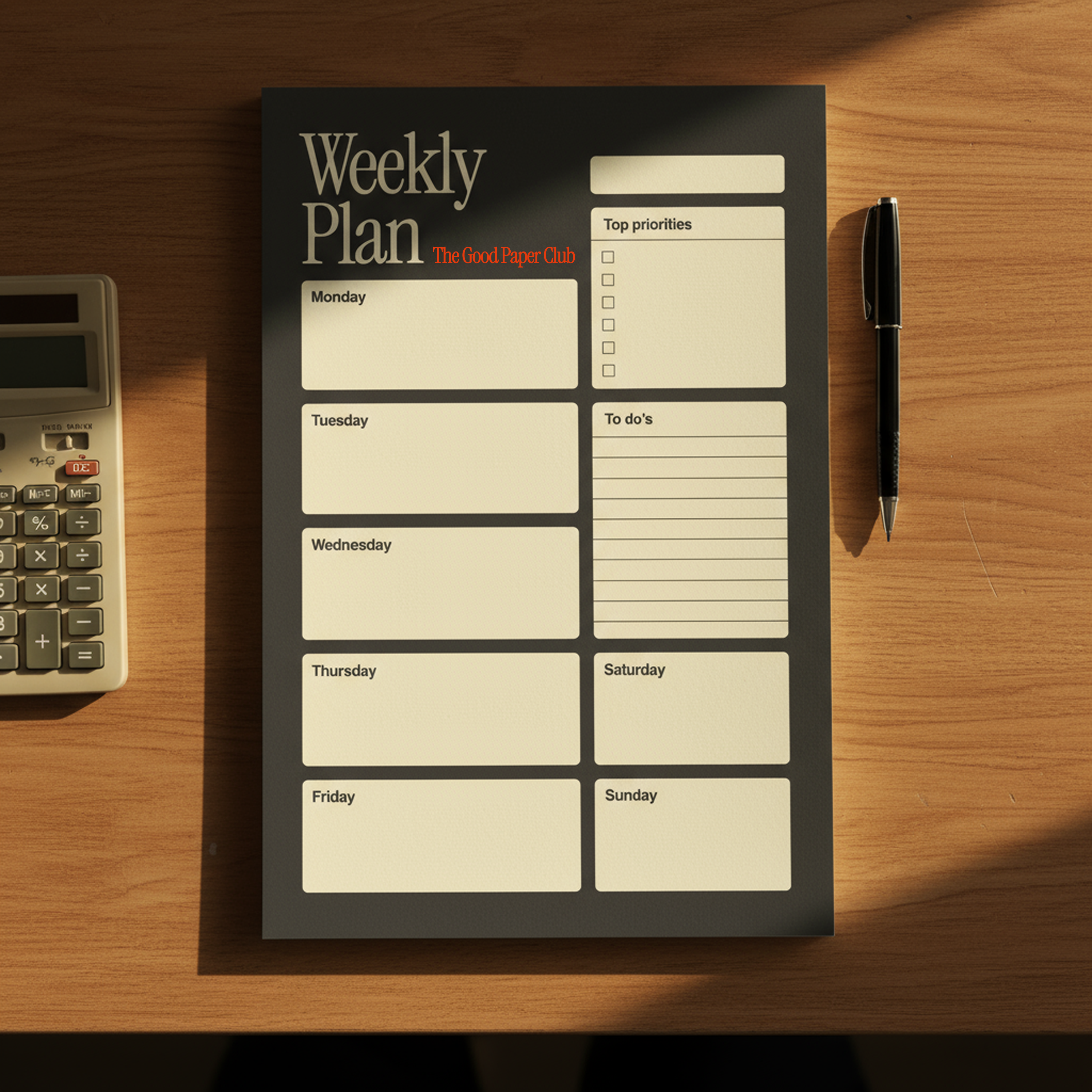 Lunch Break | WEEKLY PLANNER | 50 Page Premium Notepad