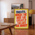 Toronto... | Honest Ed's Inspired Wall Print