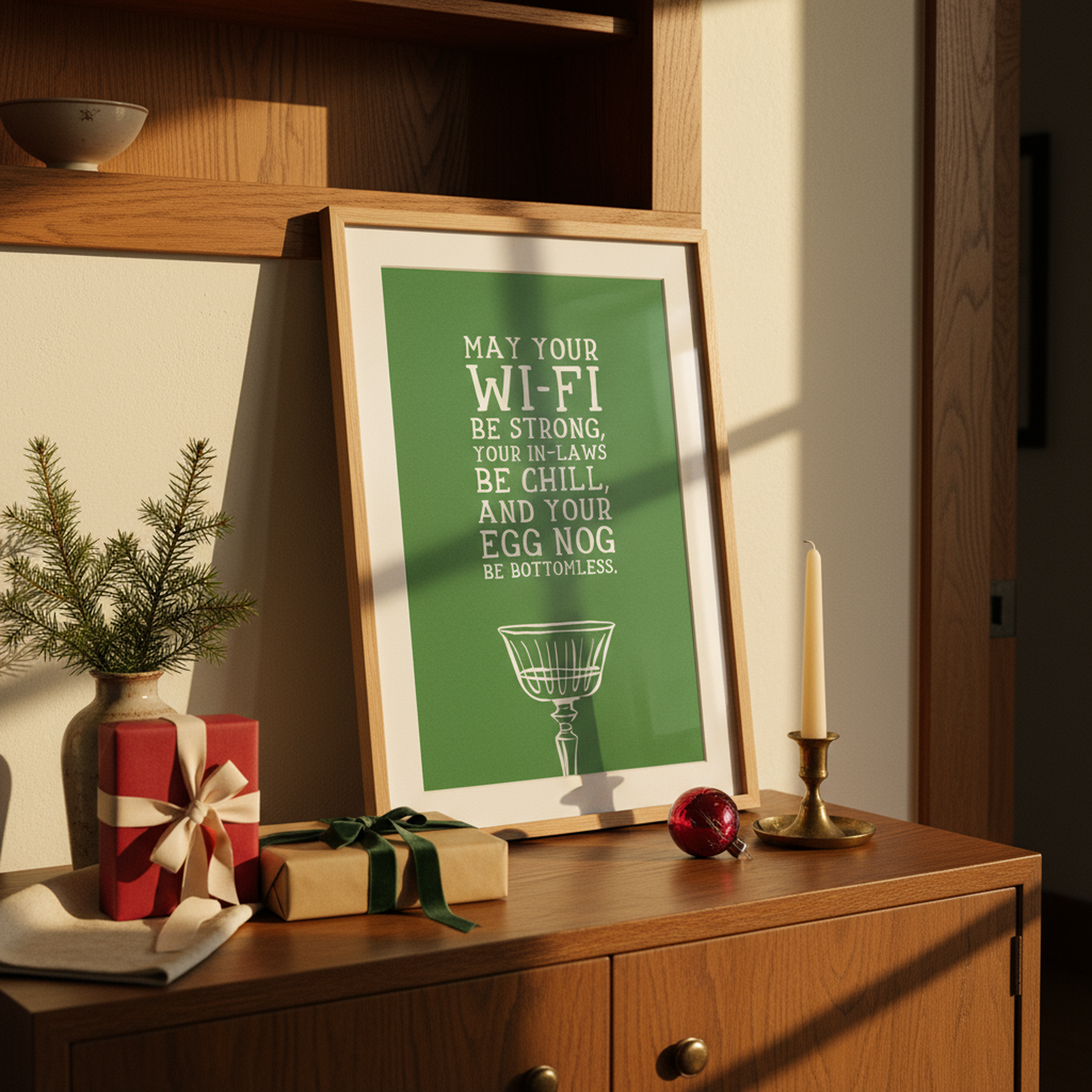 Holiday Goals Wall Print