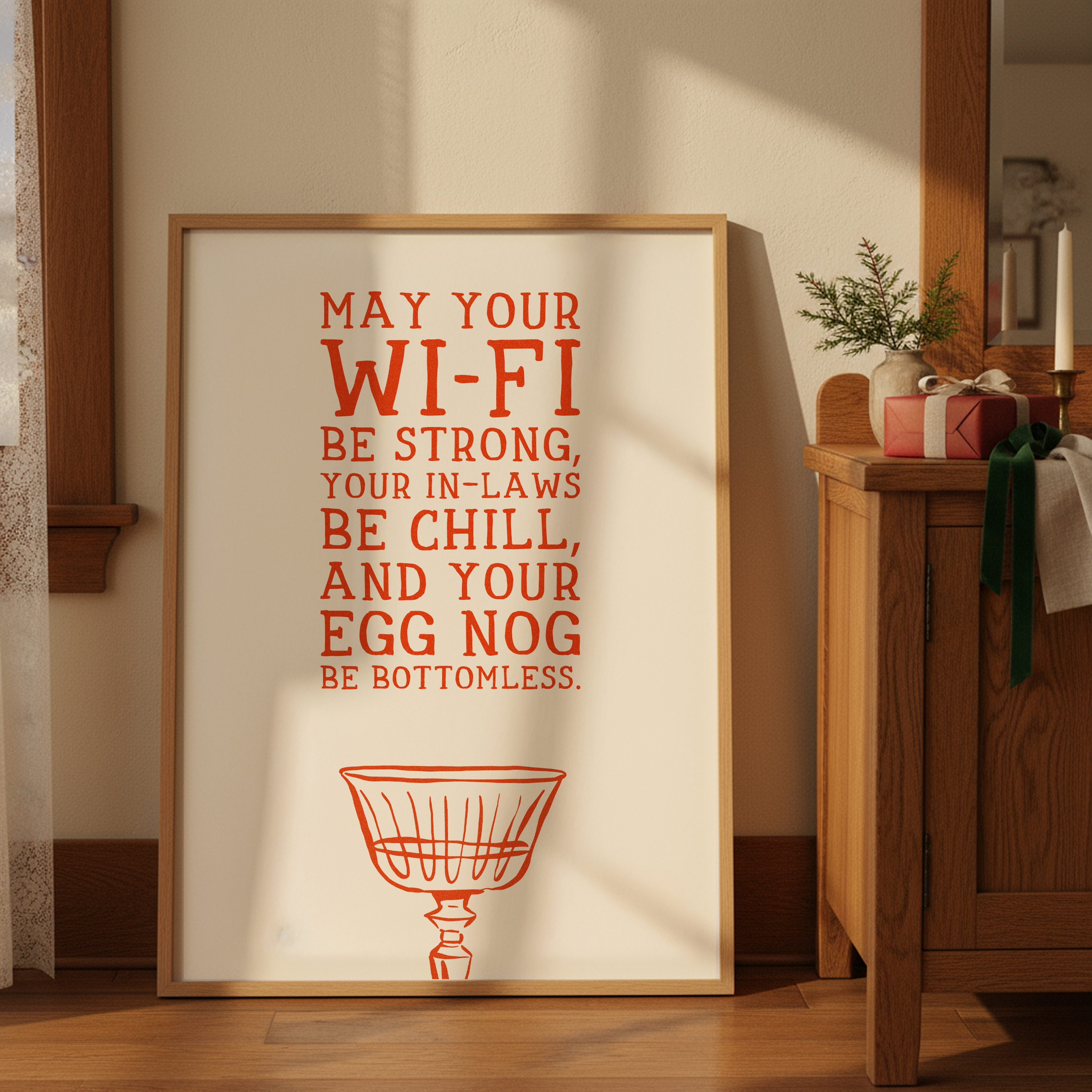 Holiday Goals Wall Print