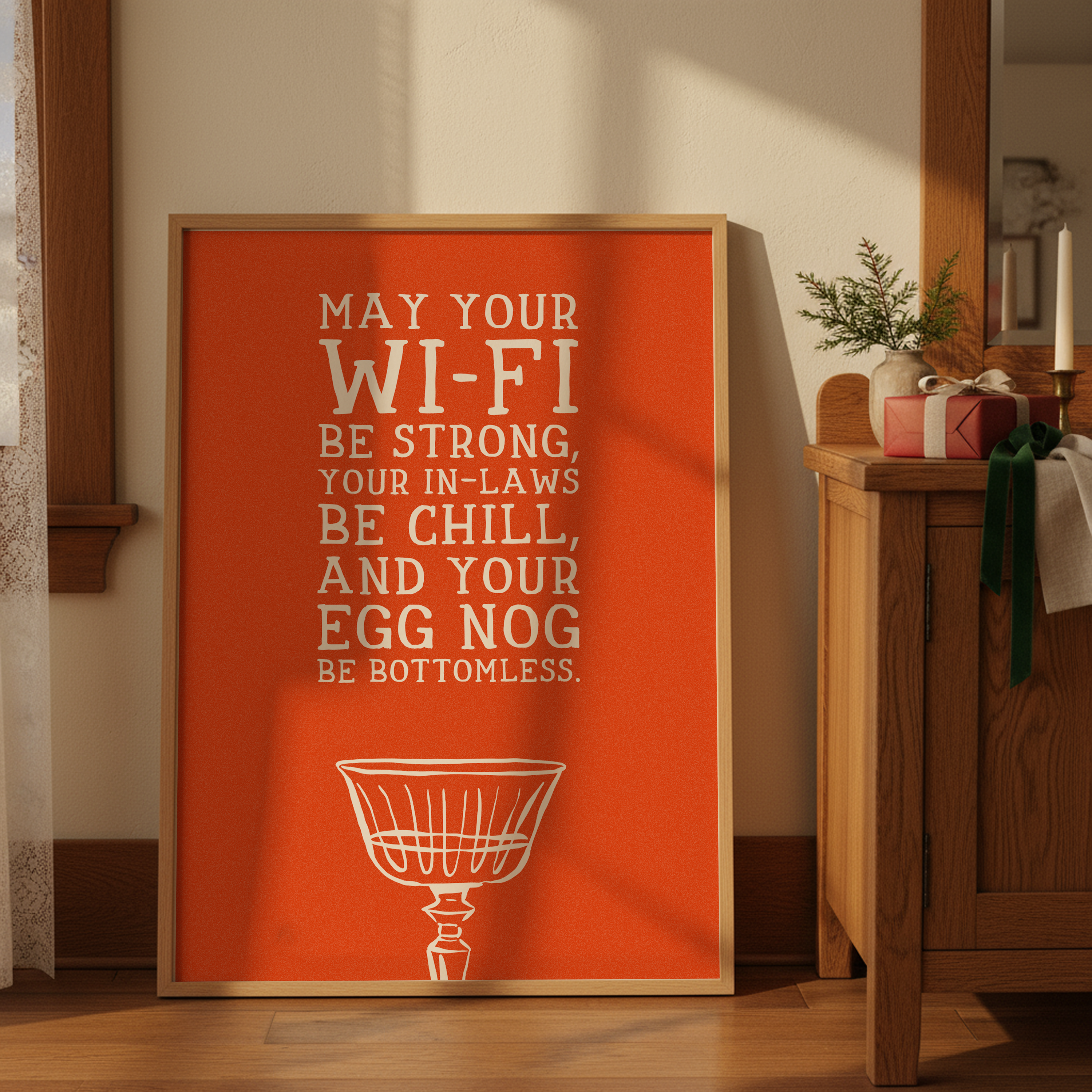 Holiday Goals Wall Print