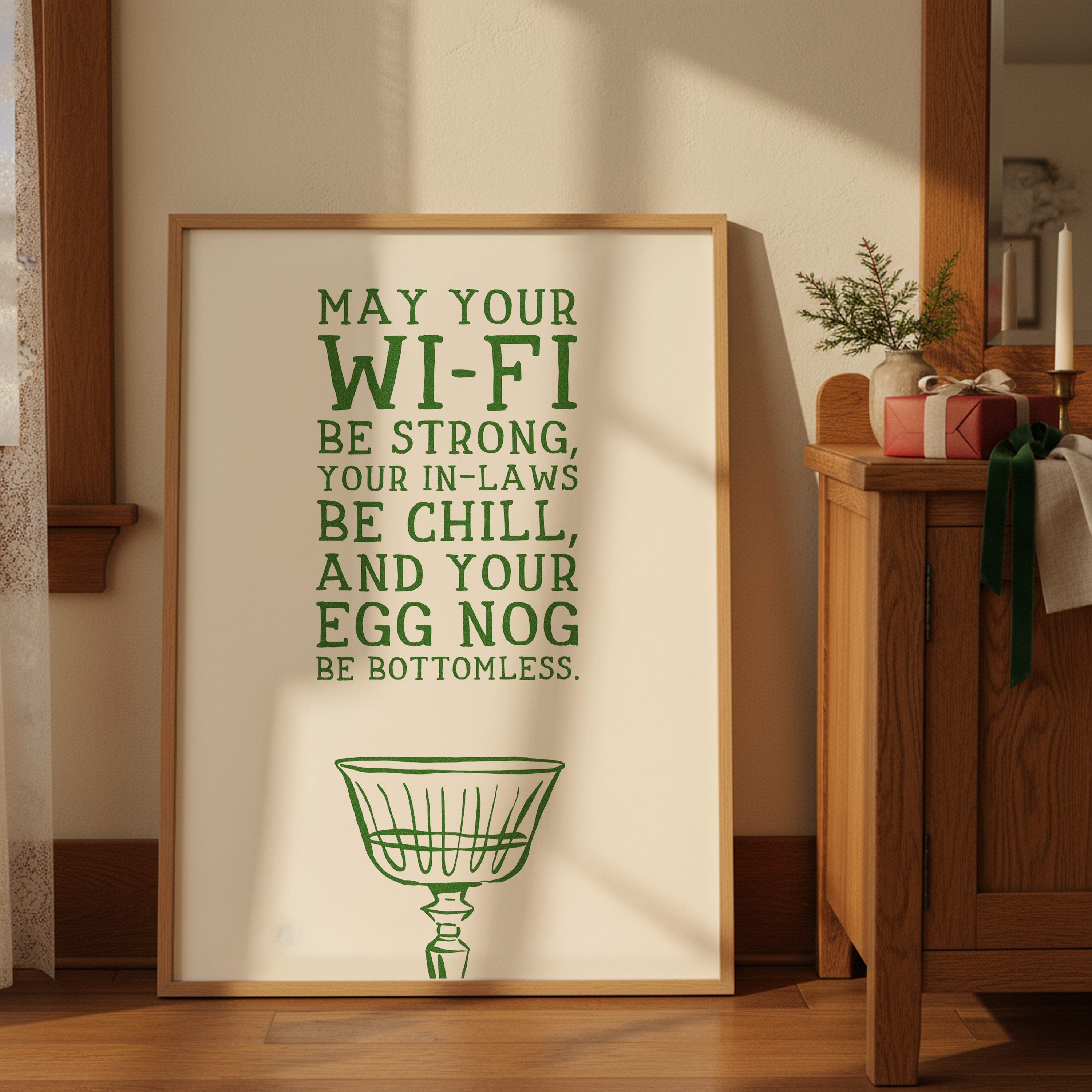 Holiday Goals Wall Print