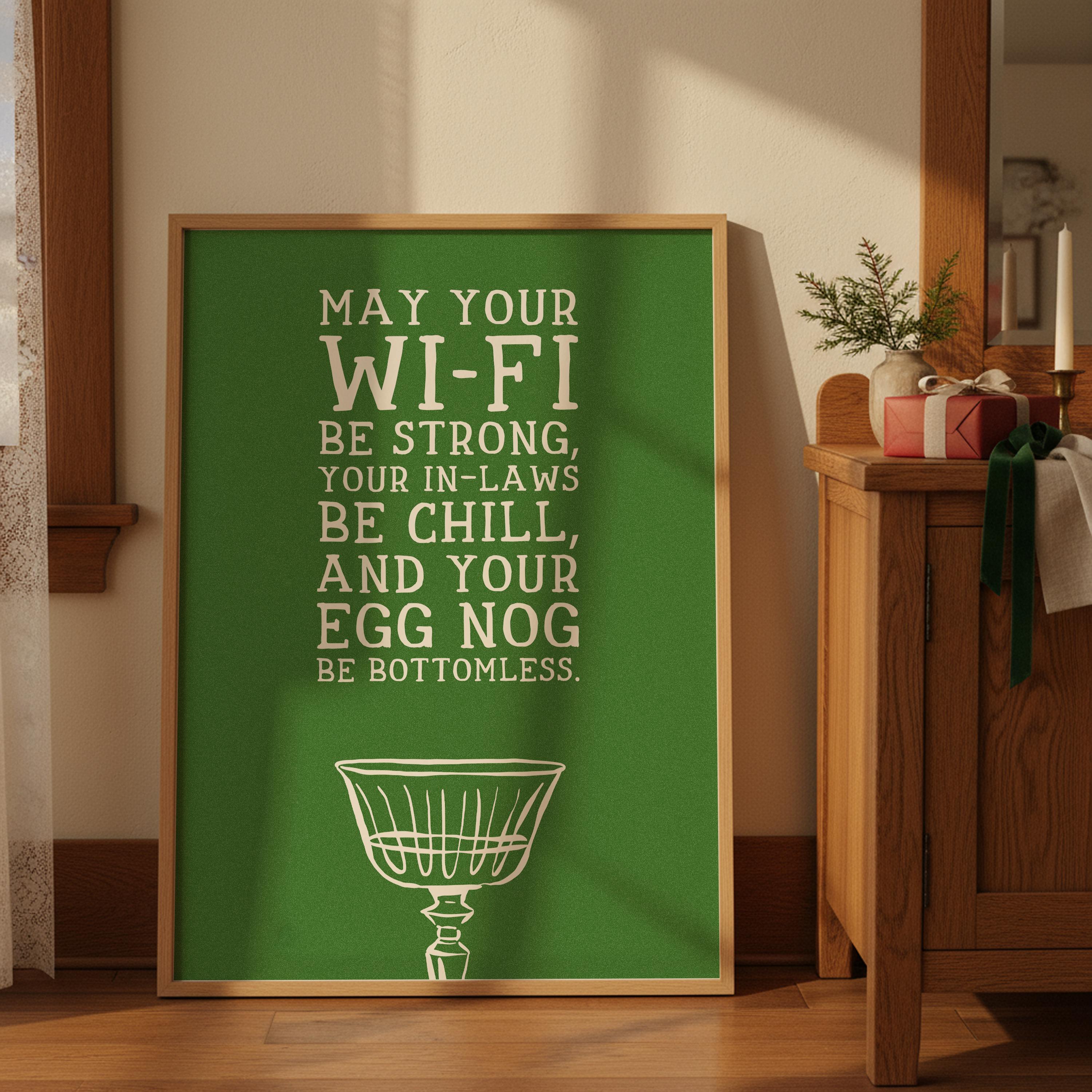 Holiday Goals Wall Print